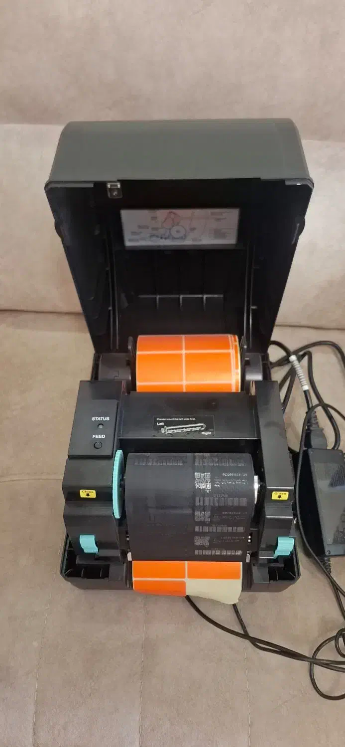 دستگاه چاپ لیبل میوا ۴۲۰۰ همراه با رول نارنجی|پرینتر، اسکنر، کپی، فکس|تهران, دستغیب|دیوار