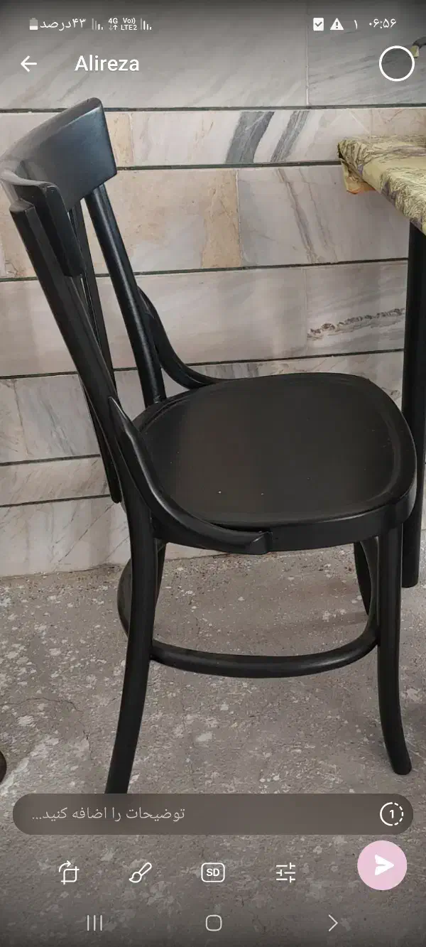 صندلی لهستانی چوب راش، نه عدد موجود|صندلی و نیمکت|فردوس (خراسان), |دیوار