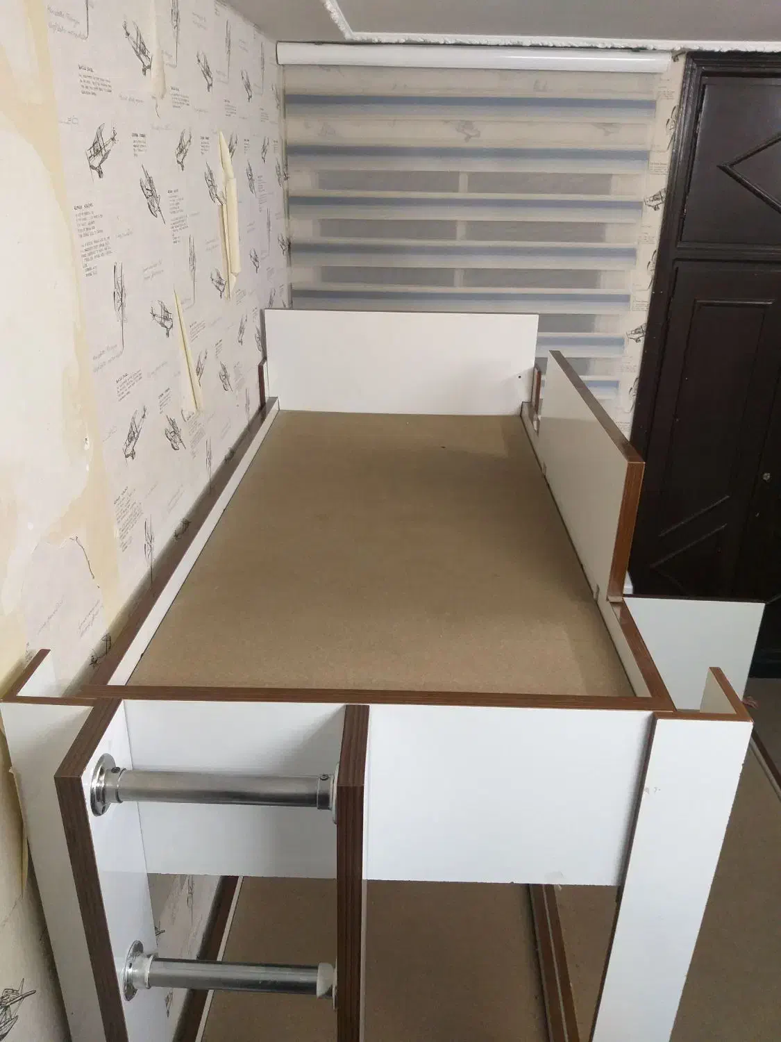 یه تخت دوطبقه و یک تخت طبقه در مجموع به قیمت 9 م|تخت و سرویس خواب|مشهد, گلبرگ شمالی|دیوار