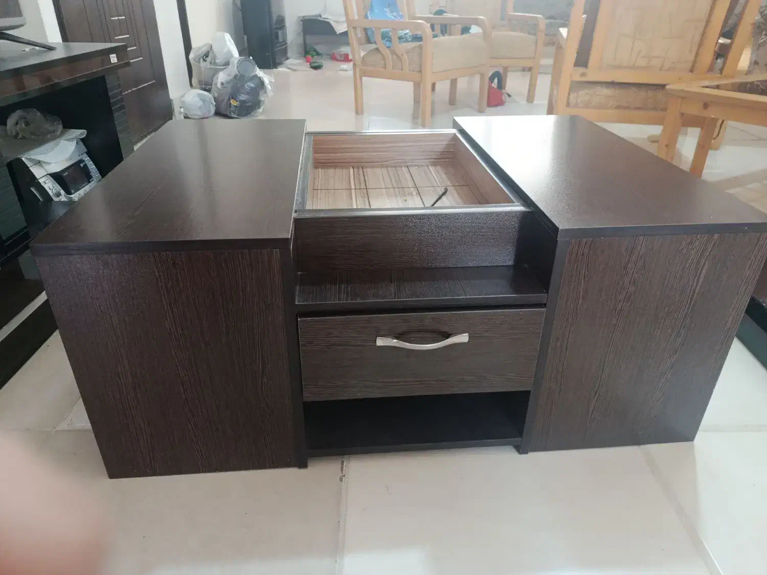 جلو مبلی و ۴ میز عسلی|مبلمان خانگی و میز عسلی|الوند, |دیوار