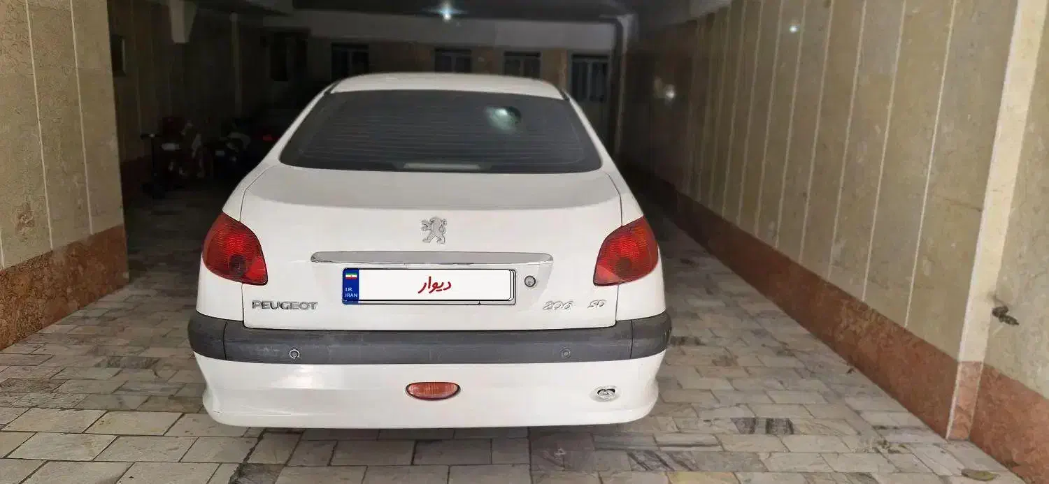 206 SD V8 بدون رنگ|خودرو سواری و وانت|تهران, علم و صنعت|دیوار