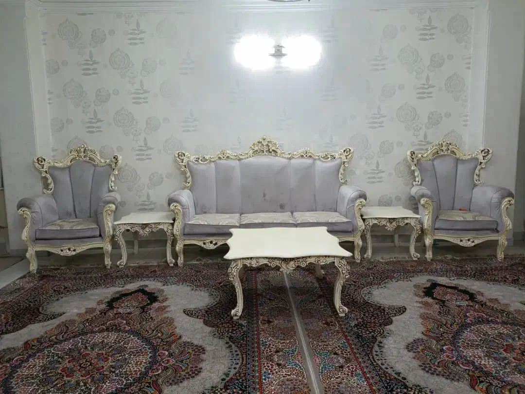 مبلمان سلطنتی 9 نفره|مبلمان خانگی و میز عسلی|گلستان (تهران), |دیوار