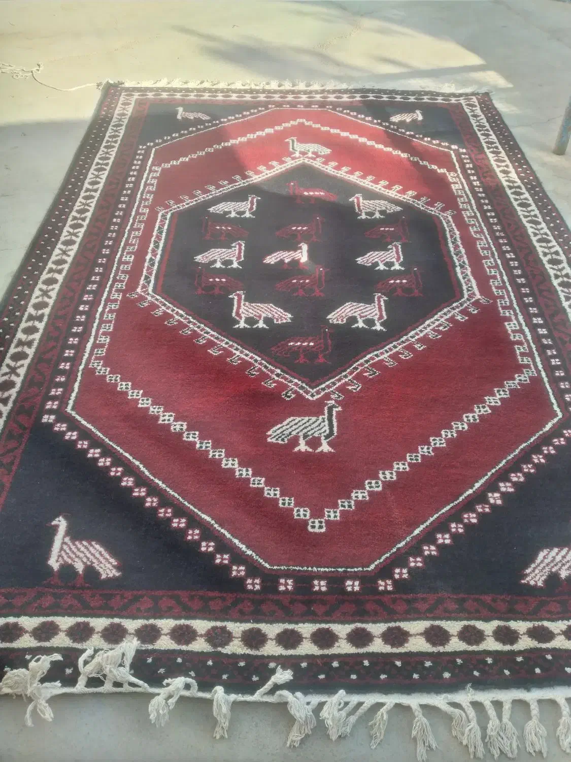 قالی محلی|فرش|فرخ‌شهر, |دیوار