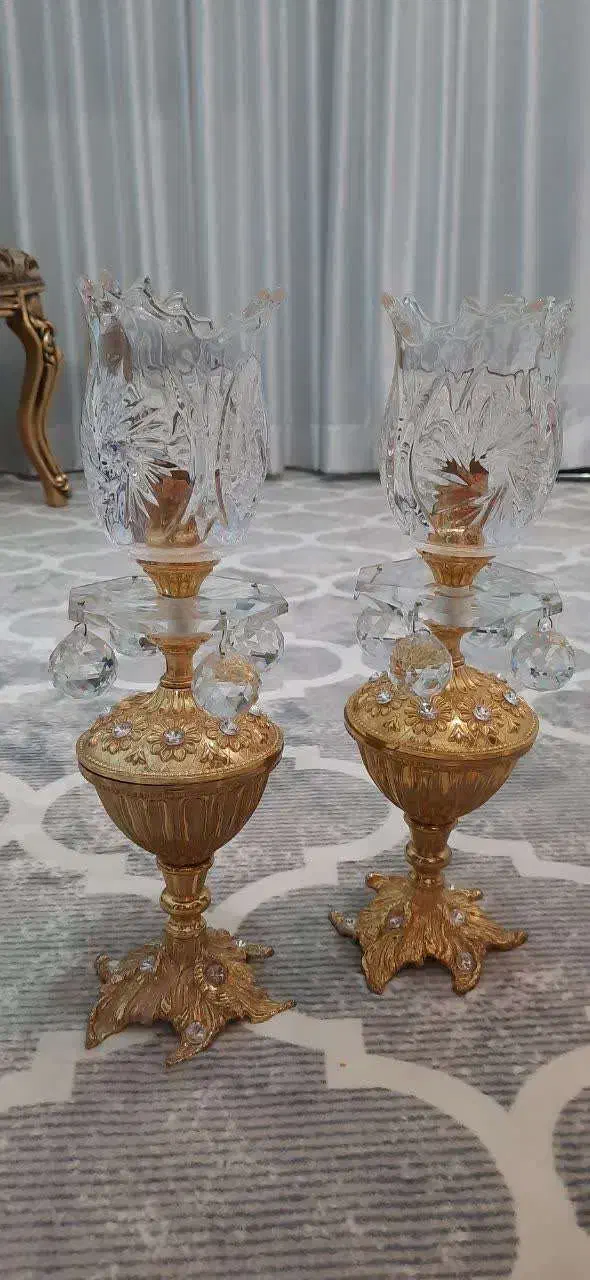 شمعدان پایه برنجی|صنایع دستی و سایر لوازم تزئینی|تهران, شهرک آسمان|دیوار