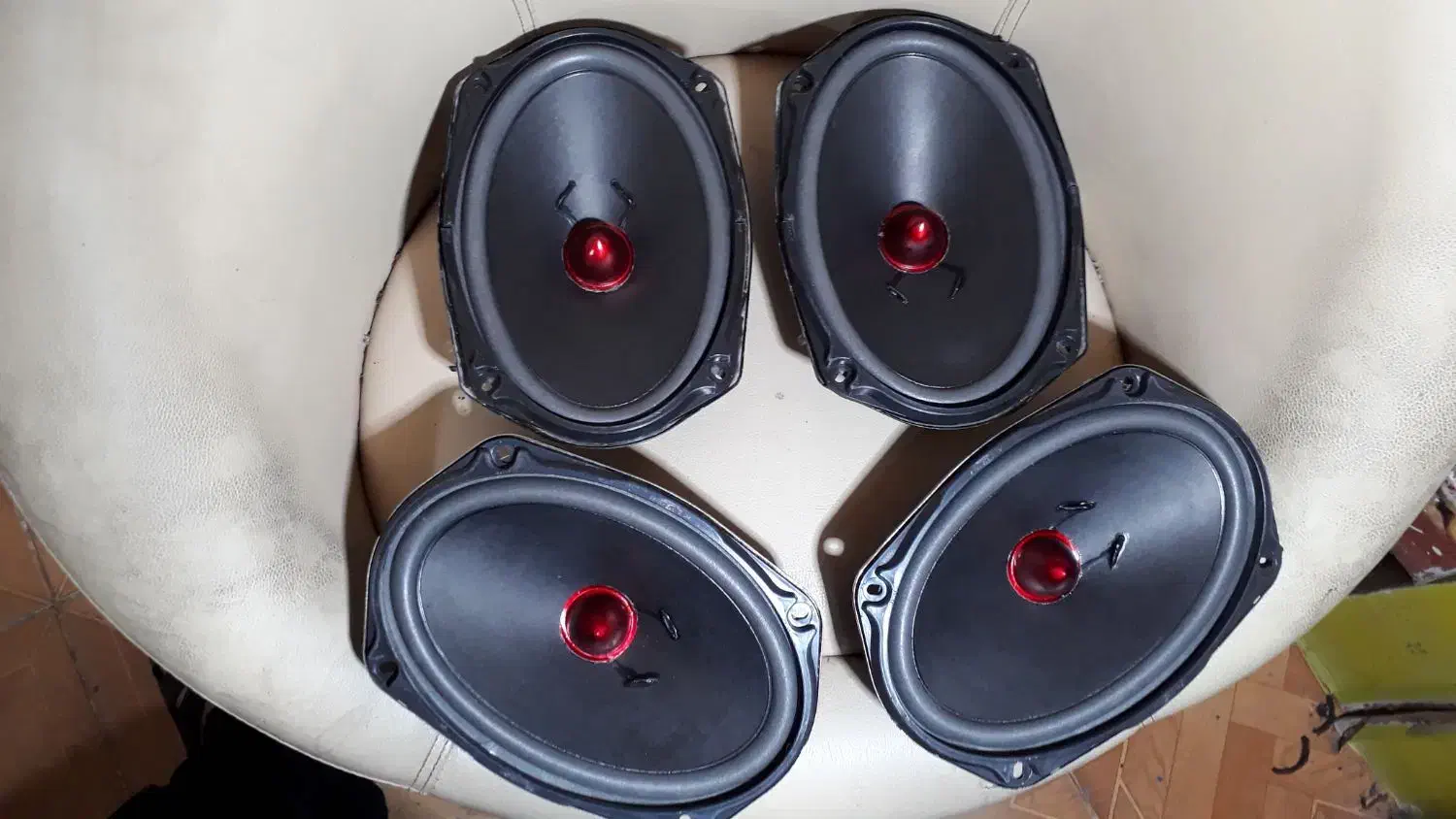 چهار عدد بلندگو JVC|صوتی و تصویری|قم, پامنار|دیوار