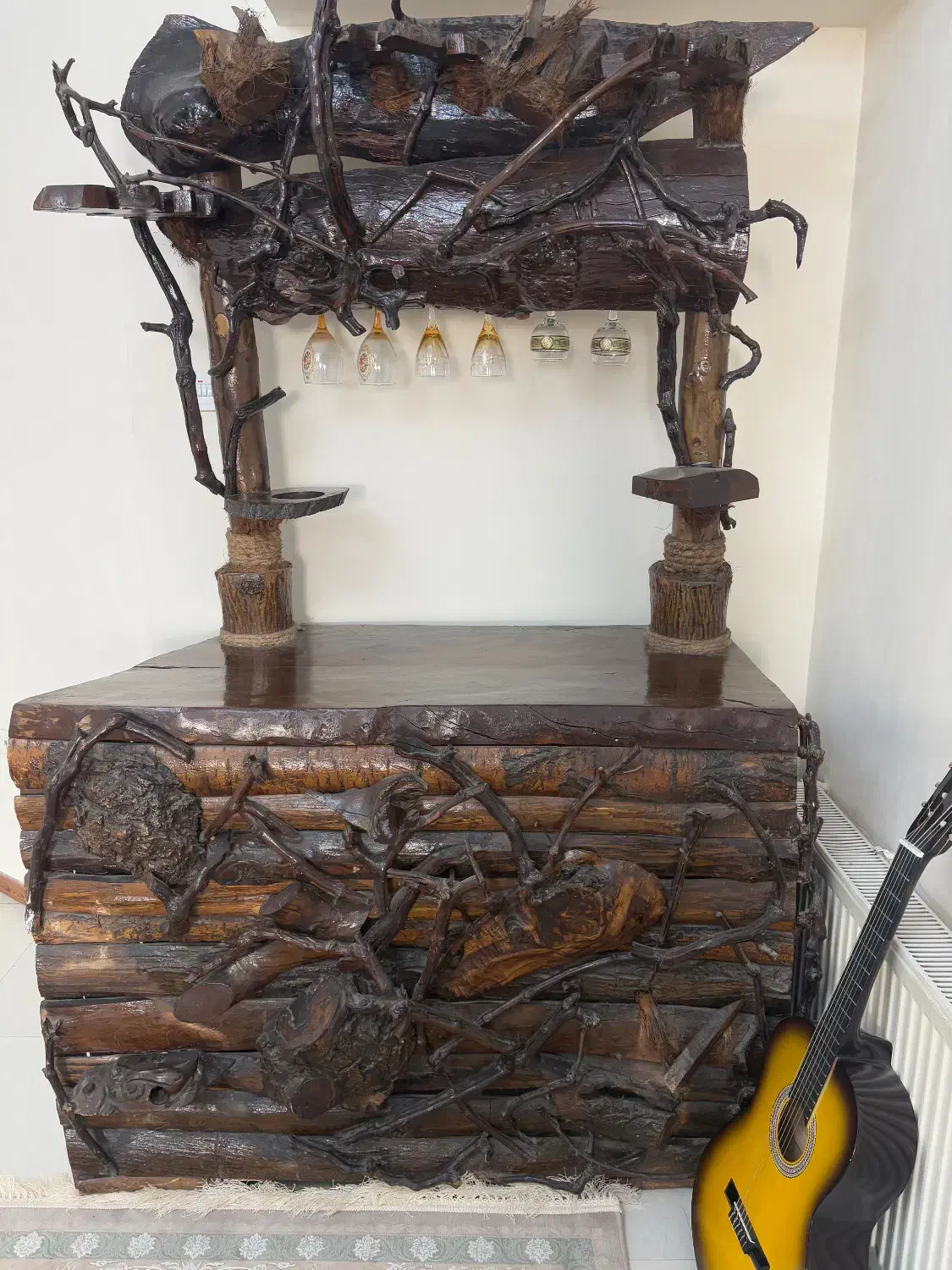 میز بار|بوفه، ویترین، کنسول|فردیس, منظریه|دیوار