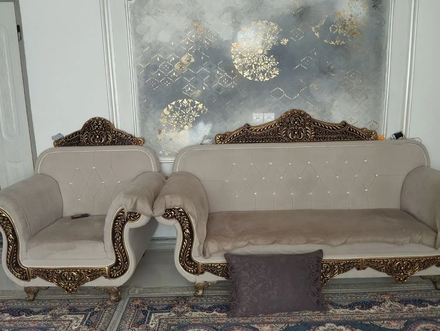 مبل سلطنتی|مبلمان خانگی و میز عسلی|اشنویه, |دیوار