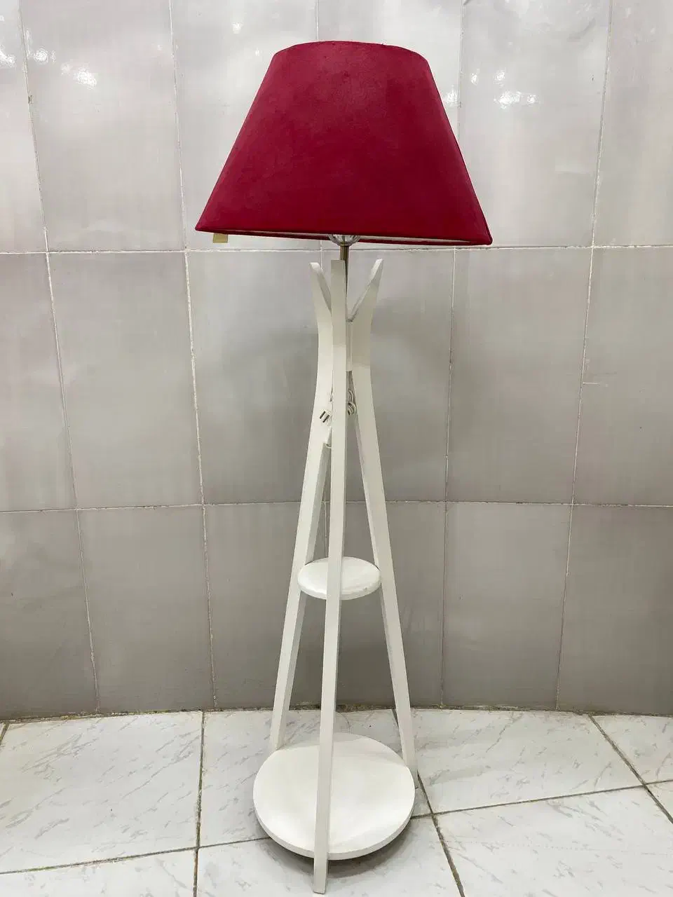 سه تا آباژور چوبی نو طرح های مختلف|چراغ خواب و آباژور|خوی, |دیوار