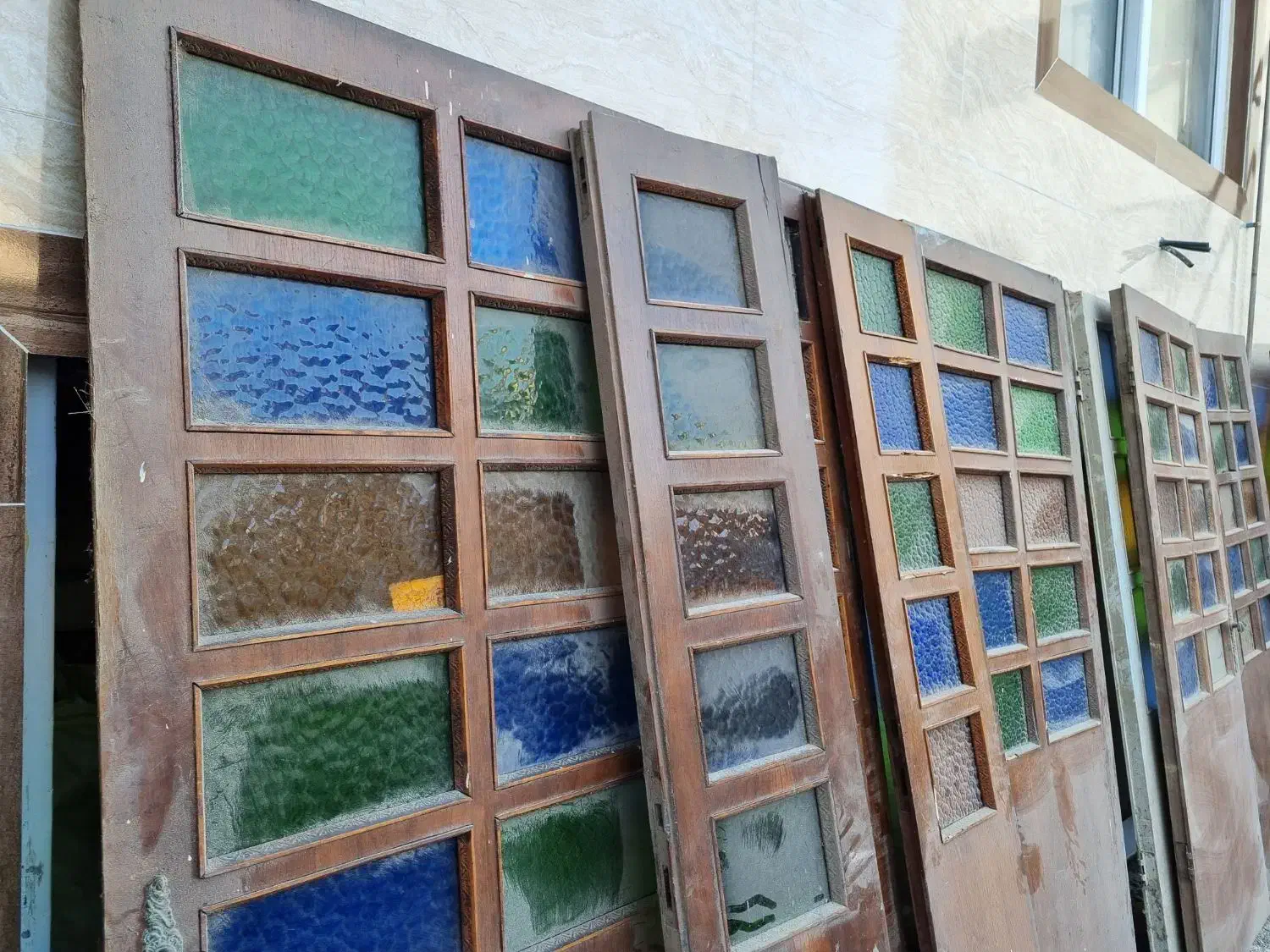 درب چوبی قدیمی|مصالح و تجهیزات ساختمان|رشت, فلسطین|دیوار