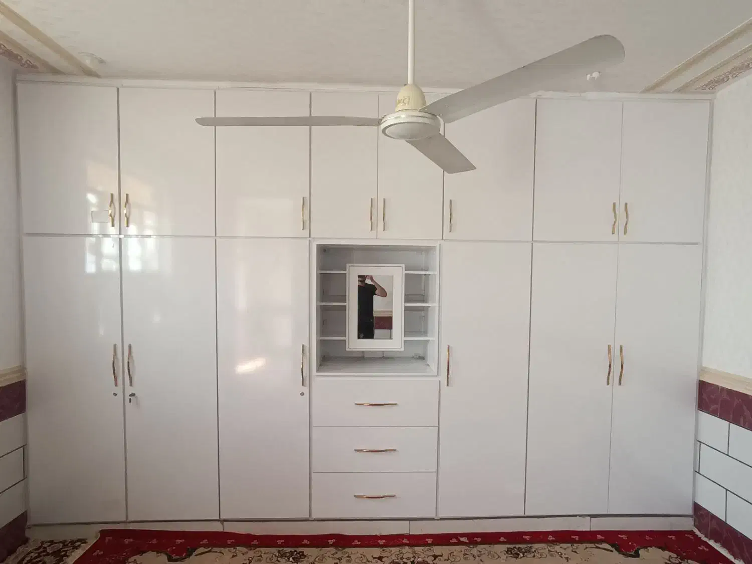 کمد دیواری پاکچوب متری ۳۸۰۰|کتابخانه، شلف، قفسه‌های دیواری|رامشیر, |دیوار