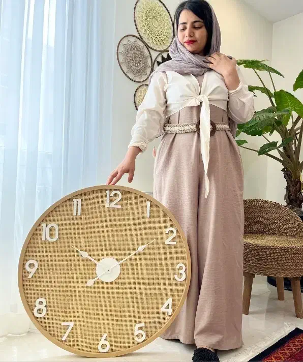 ساعت دیواری حصیری|ساعت دیواری و تزئینی|پردیس, فاز ۸|دیوار