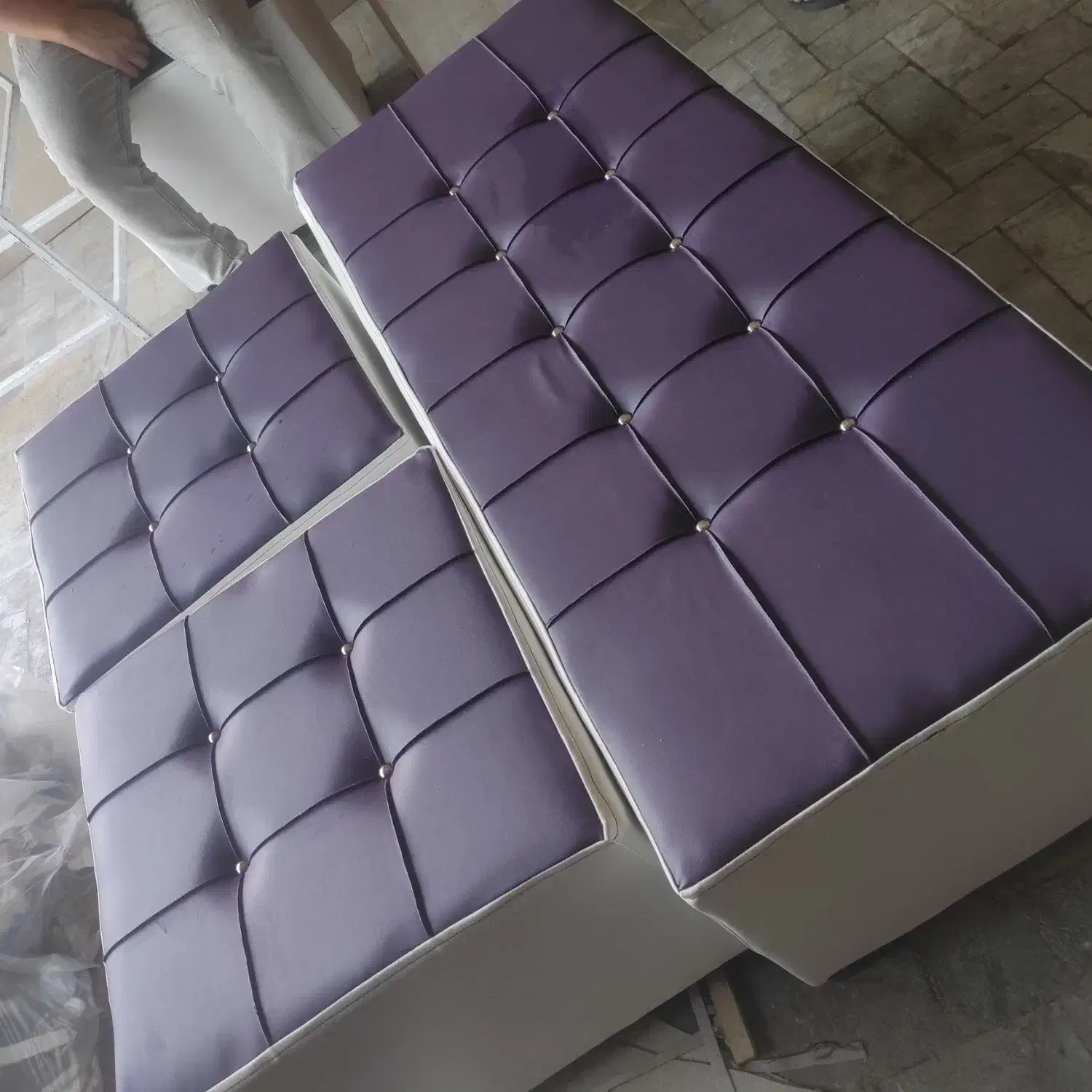 تولید پاف انتظار ساده باکس دار|صندلی و نیمکت|کرج, حصارک پایین|دیوار