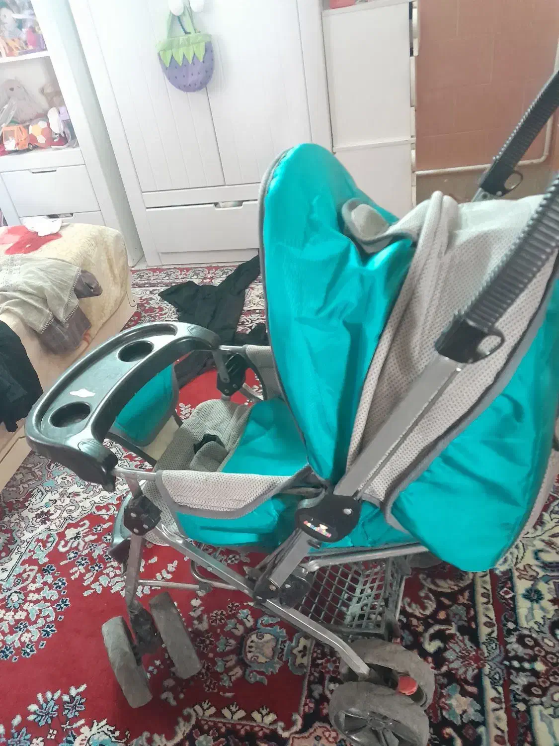 کالسکه بچه سالم وتمیز|کالسکه و لوازم جانبی|ساوه, |دیوار