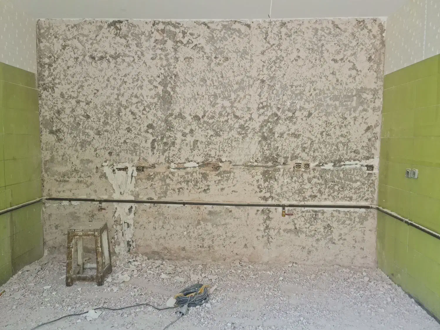 تخریب انواع کف سنگ اُپن تخریب گچ کاشی کناف نماحیاط|خدمات پیشه و مهارت|اصفهان, عسگریه|دیوار