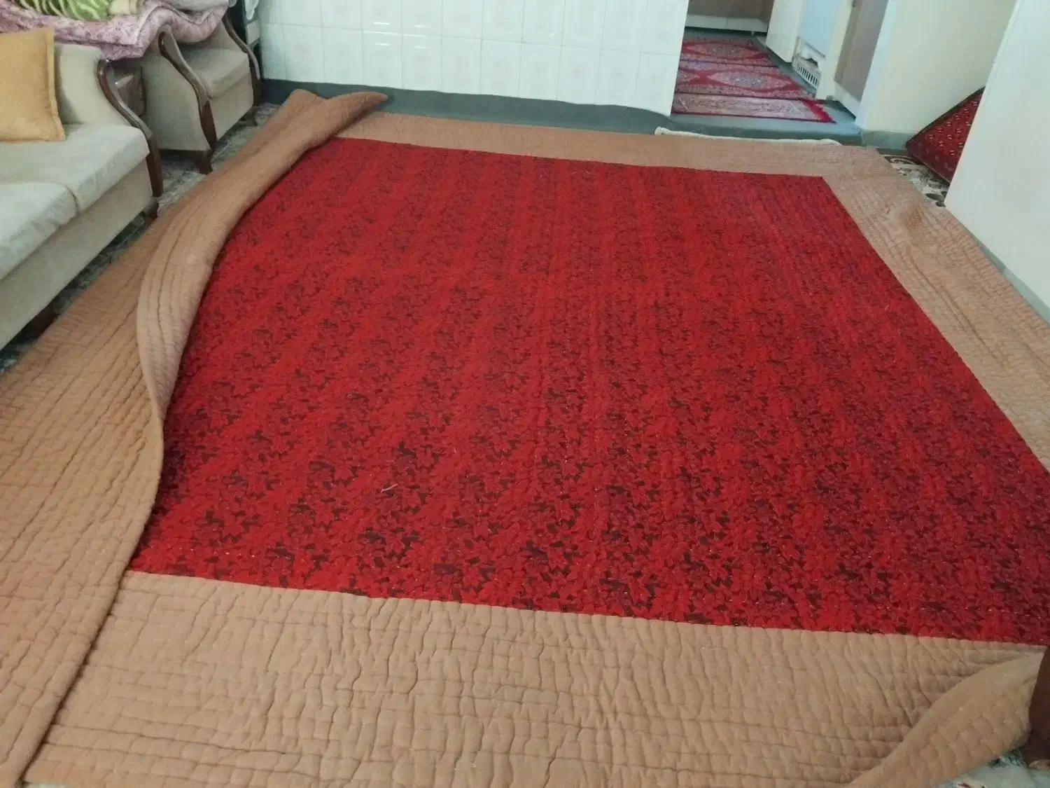 لحاف کرسی|رختخواب، بالش، پتو|همدان, |دیوار