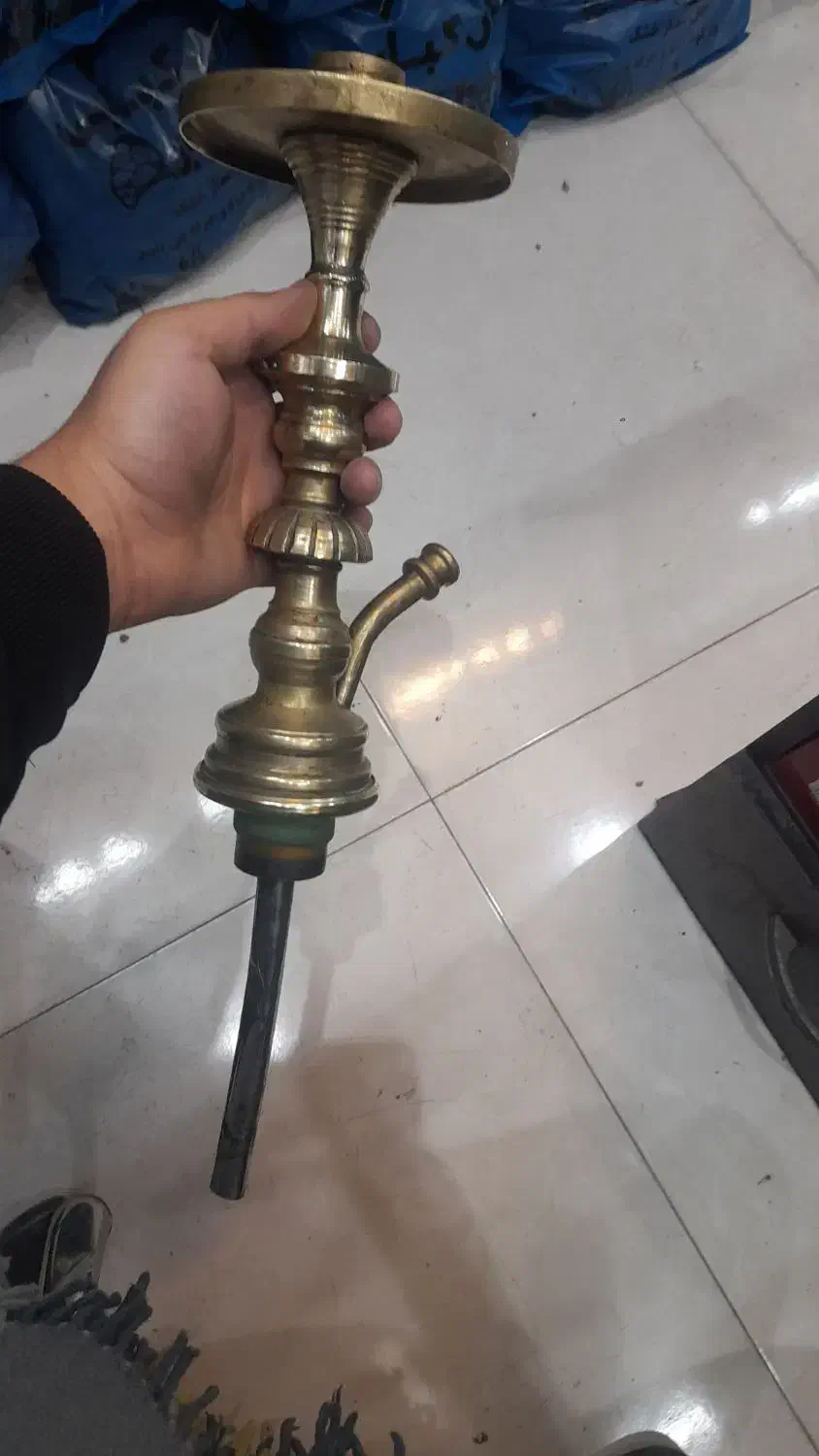 قلیان برنجی|کلکسیون اشیاء عتیقه|مشهد, شریف|دیوار