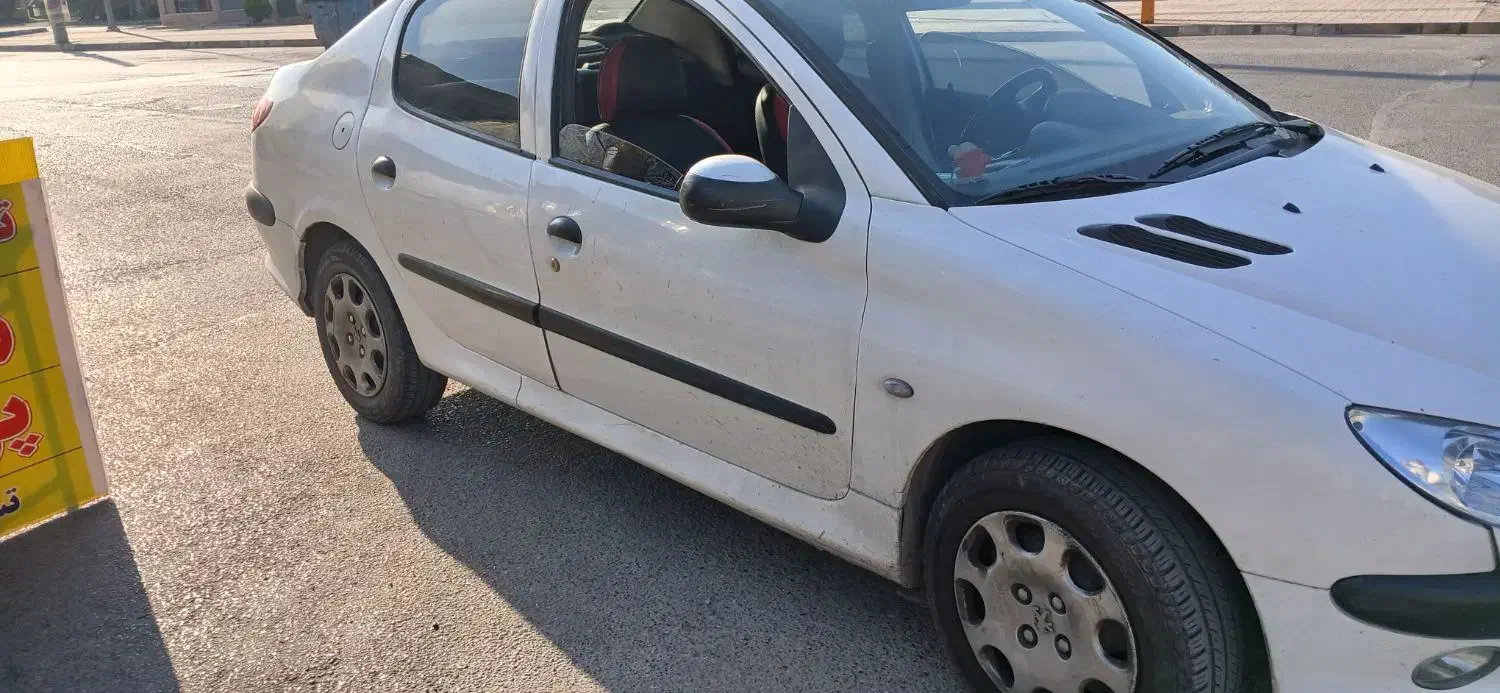 206 SD دوگانه سوز شرکتی ۸۷ سفید|خودرو سواری و وانت|ساری, |دیوار