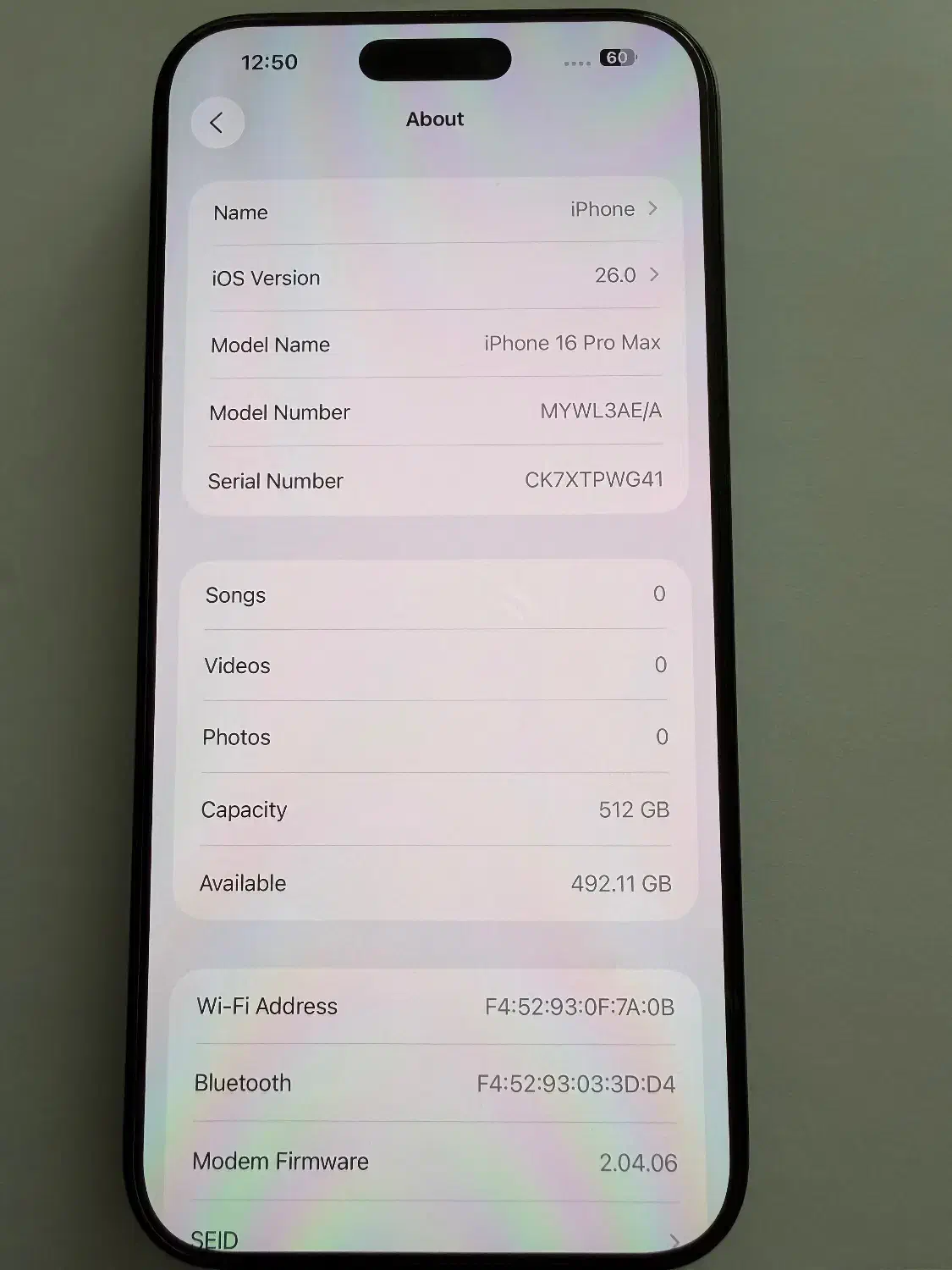 آیفون ۱۶ پرومکس ۵۱۲ گیگ|موبایل|شیراز, گلدشت معالیآباد|دیوار
