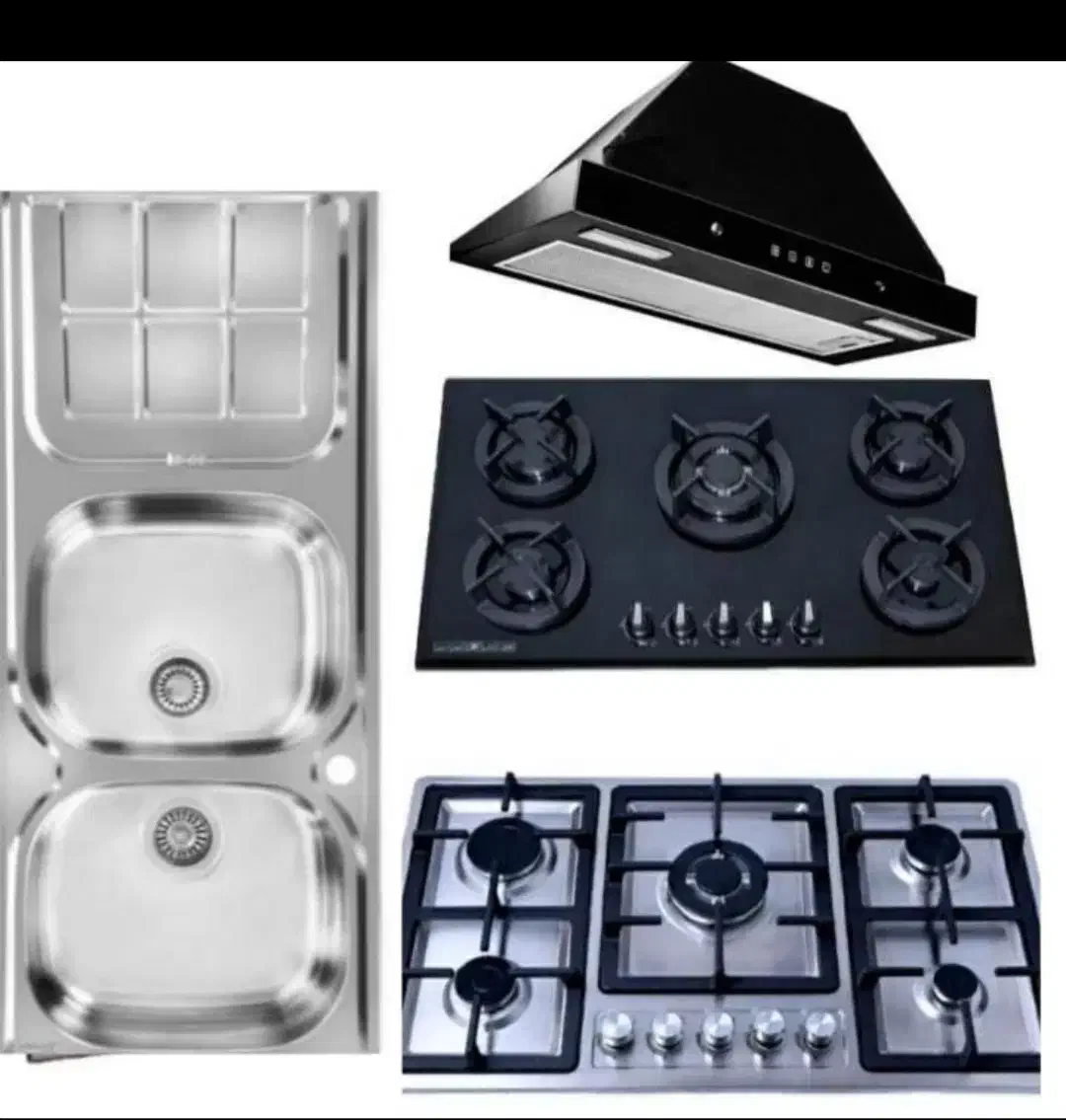 پک کامل هود گاز توکار تکنو سینک DT41|مصالح و تجهیزات ساختمان|مشهد, محمدآباد|دیوار