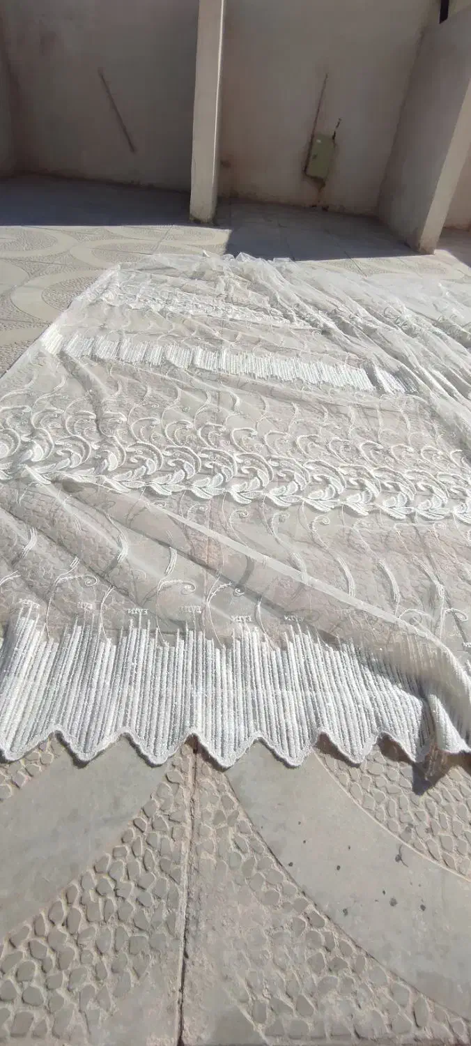 ۲۱ متر پرده تور ترک برند EVIN|پرده، رانر، رومیزی|مشهد, تربیت (صدف)|دیوار