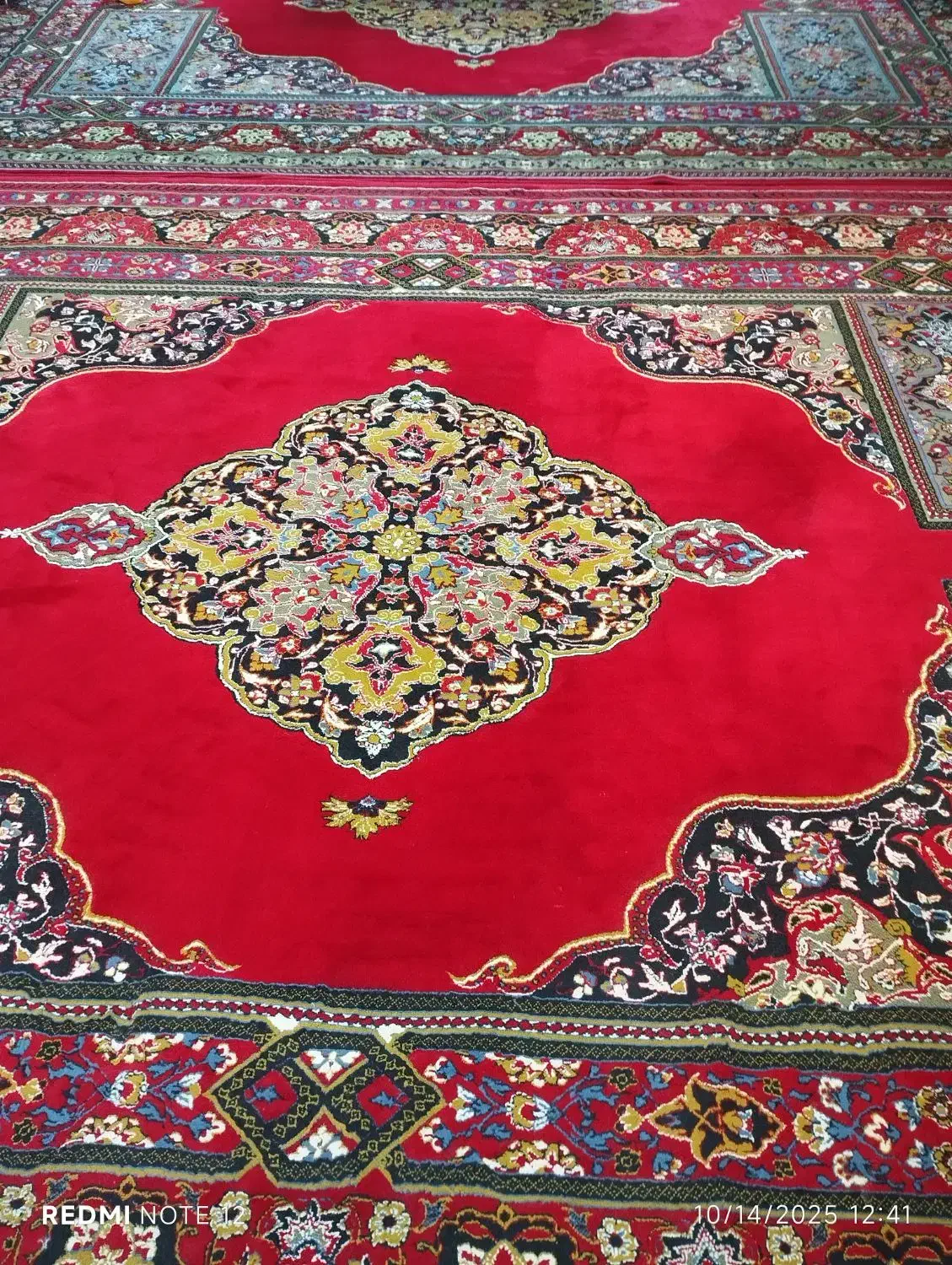 یک جفت فرش 12متری لاکی350شانه|فرش|گرگان, |دیوار