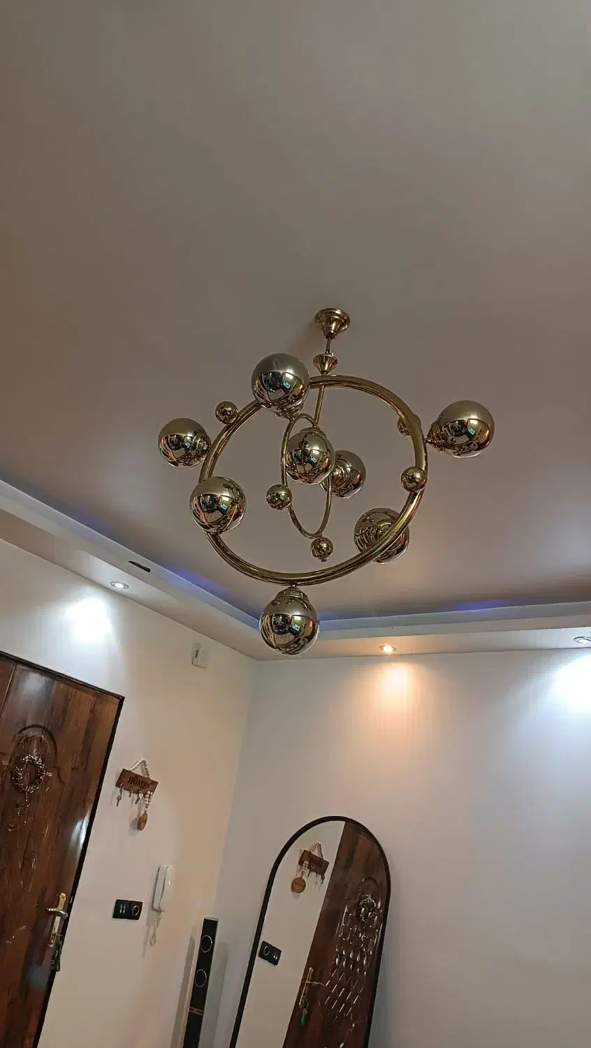 لوستر ملکولی|لوستر و چراغ آویز|اسلام‌شهر, شهرک قائمیه|دیوار