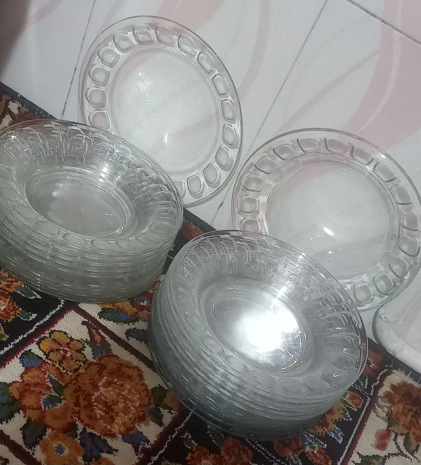 بشقاب پیرکس مارک لومینارک فرانسه|ظروف سرو و پذیرایی|وحیدیه, |دیوار