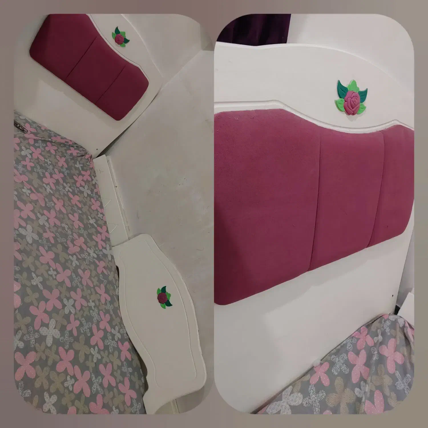 تخت یک نفره|تخت و سرویس خواب|امیدیه, |دیوار