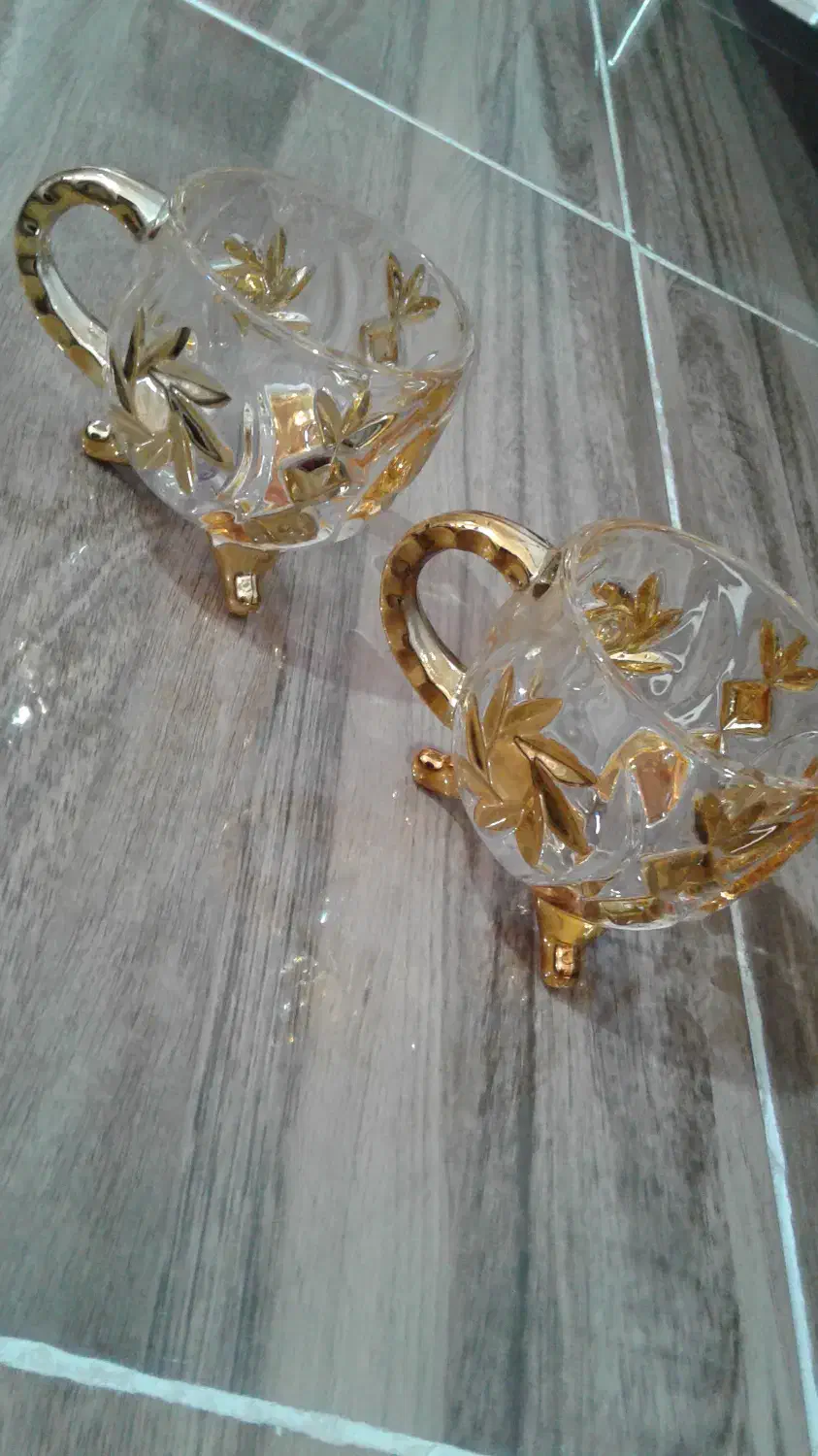 سه دست استکان طلایی|ظروف سرو و پذیرایی|میاندوآب, |دیوار