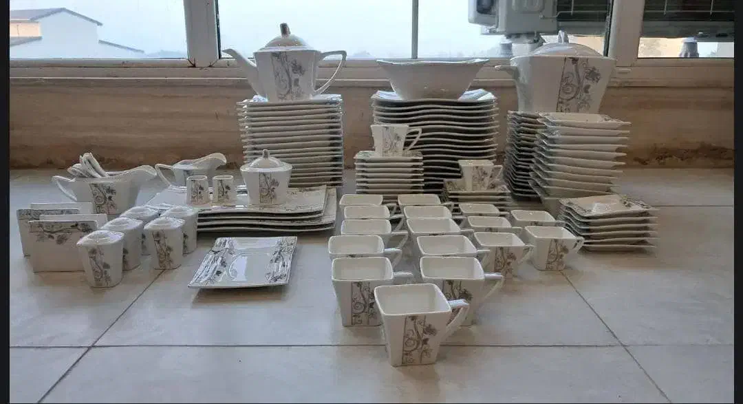 سرویس چینی مارک بلمونت انگلیس ( Belmont) 137 پارچه|ظروف سرو و پذیرایی|کرج, شهرک اوج|دیوار