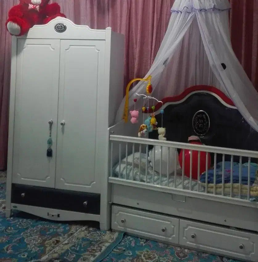 سرویس خواب کودک|تخت و سرویس خواب|بم, |دیوار