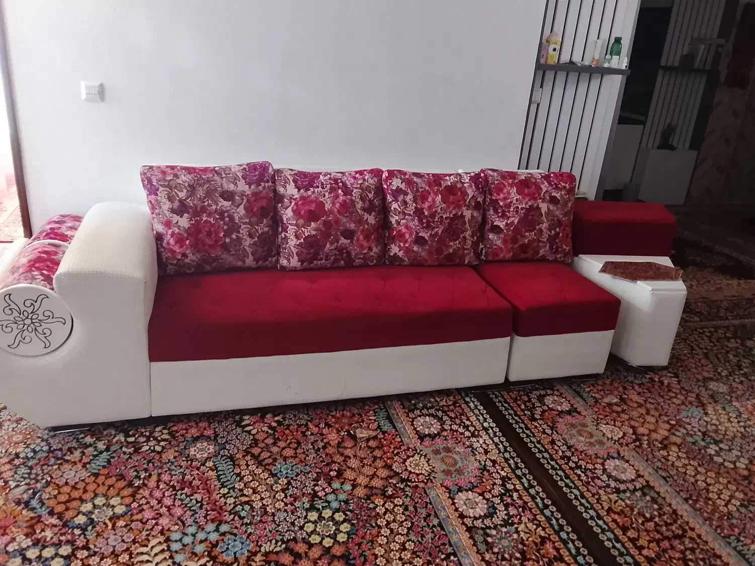 مبل 4نفره راحتی درحدنو|مبلمان خانگی و میز عسلی|فیروزآباد (فارس), |دیوار