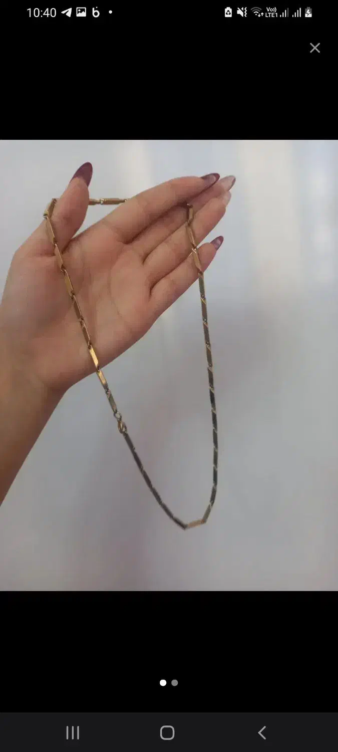 گردبند استیل رنگ ثابت|بدلیجات|بروجرد, |دیوار