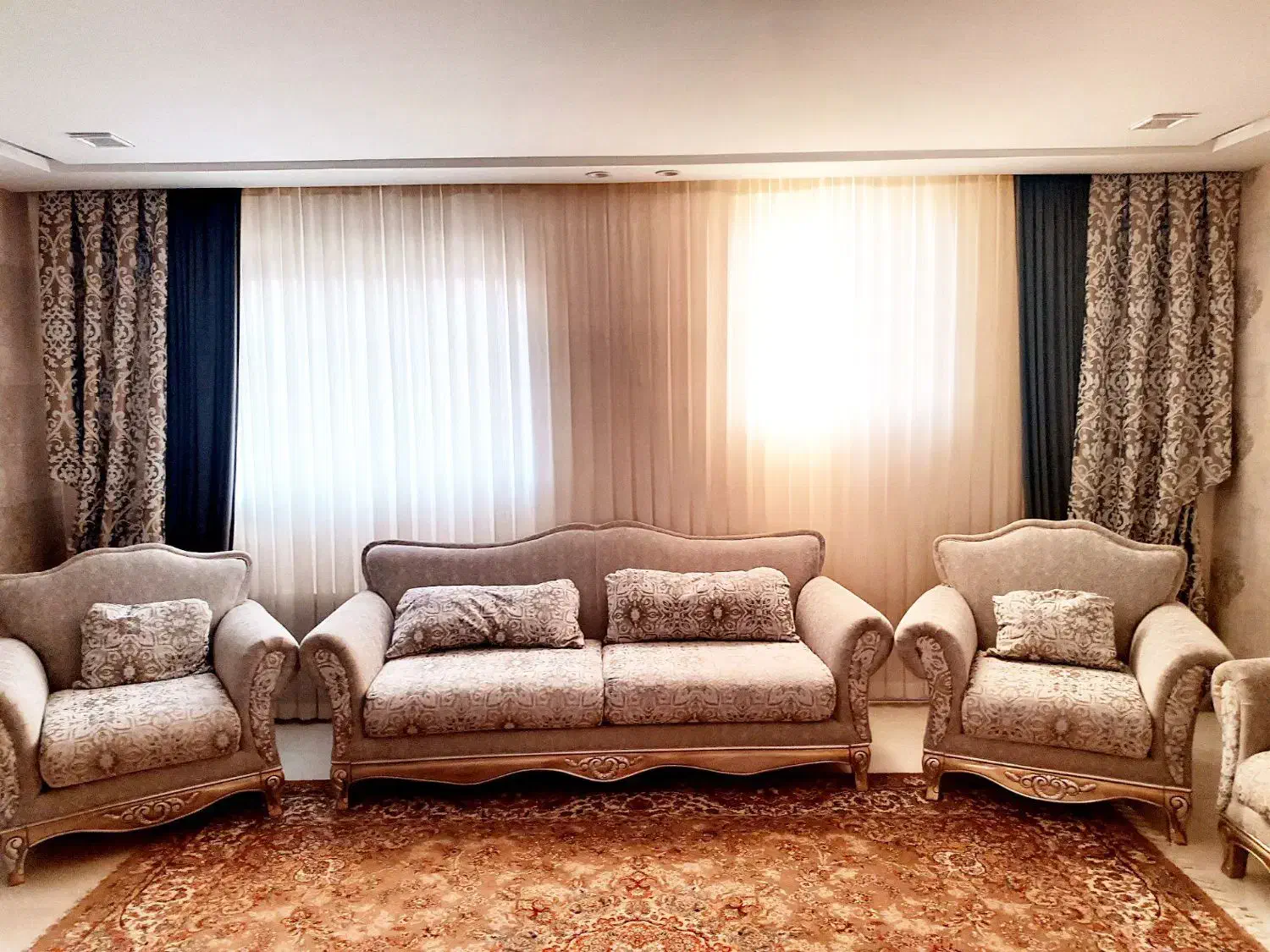 مبل خارجی هفت نفره|مبلمان خانگی و میز عسلی|فشاپویه, |دیوار