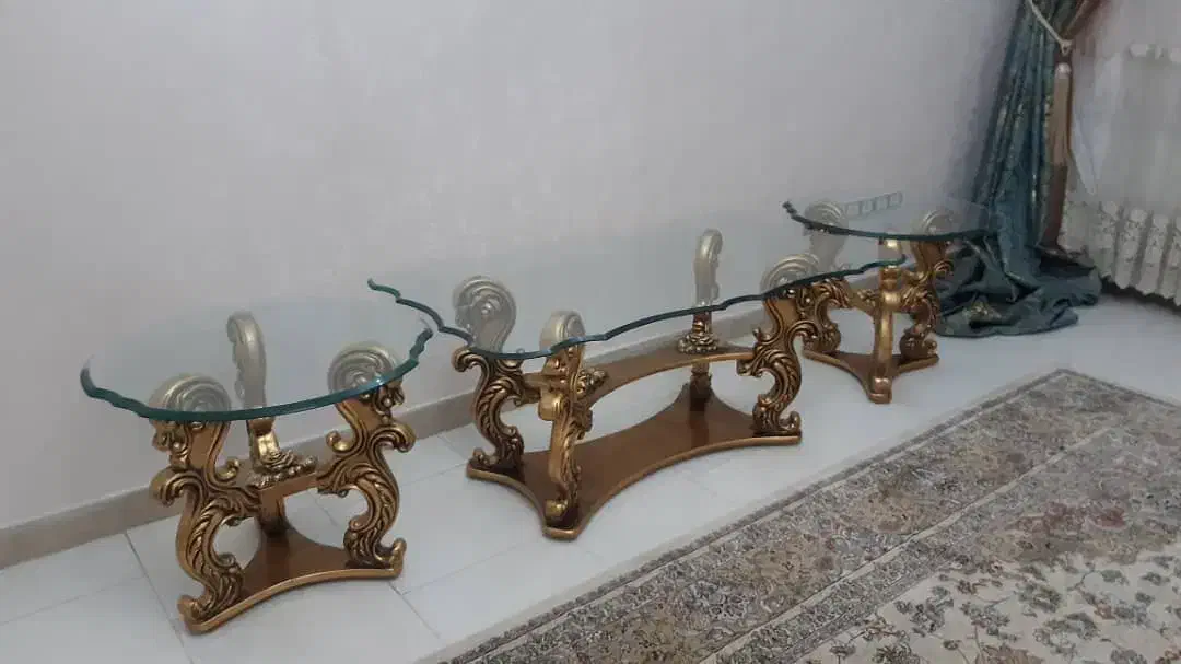 میز نهار خوری و عسلی|مبلمان خانگی و میز عسلی|کرج, دهقان ویلا|دیوار