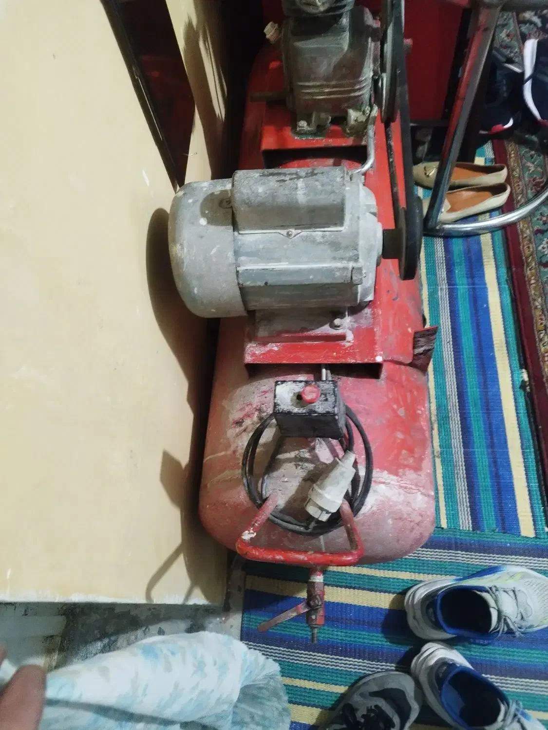 پمپ باد 150لیتر دینام بزرگ|ابزارآلات|مشهد, شهید بهشتی|دیوار