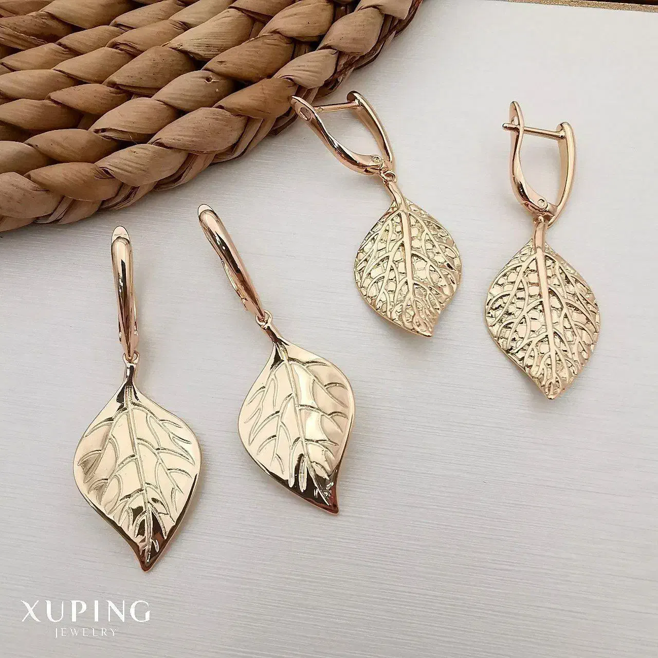 نیمست طرح برگ ژوپینگ ابکاری طلا رنگ ثابت|بدلیجات|تهران, طیب|دیوار