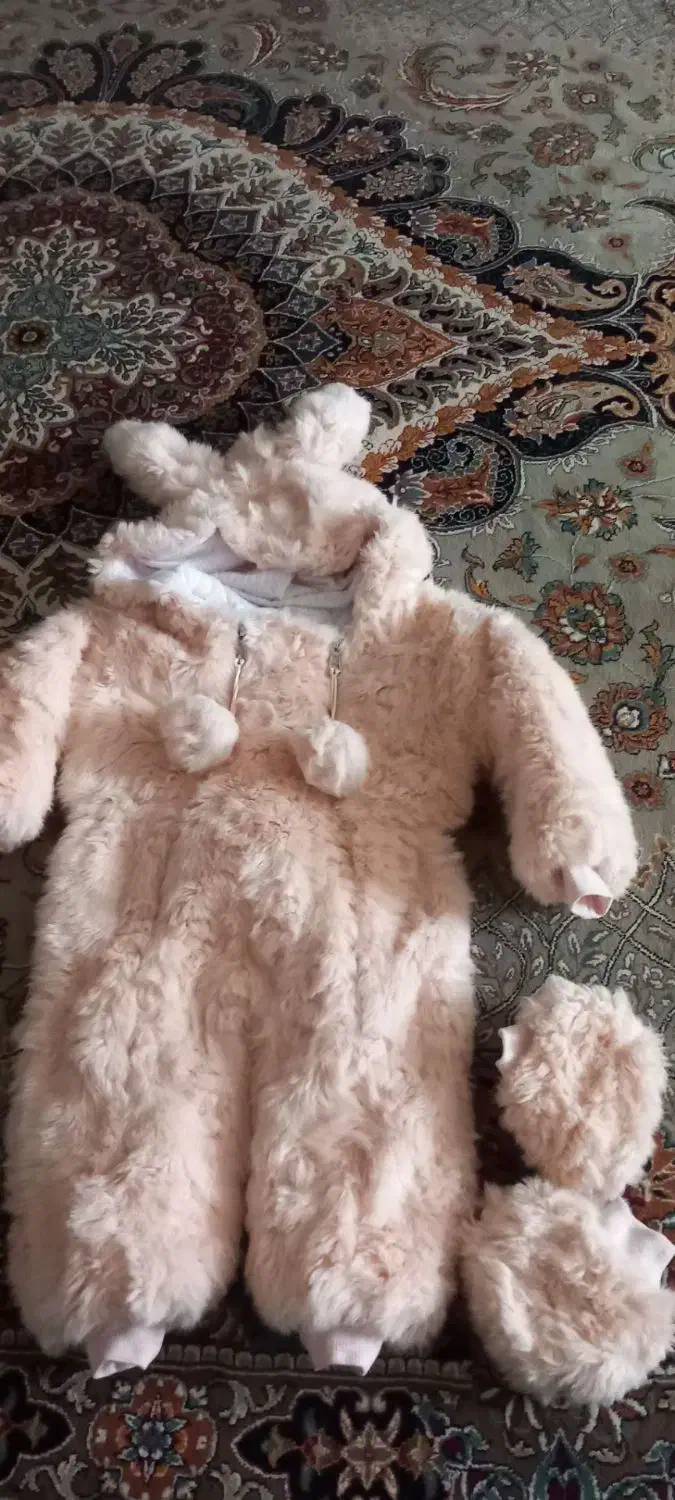 کاپشن سرهمی مدل خرگوشی|کفش و لباس بچه|لاهیجان, کوی آزادگان|دیوار