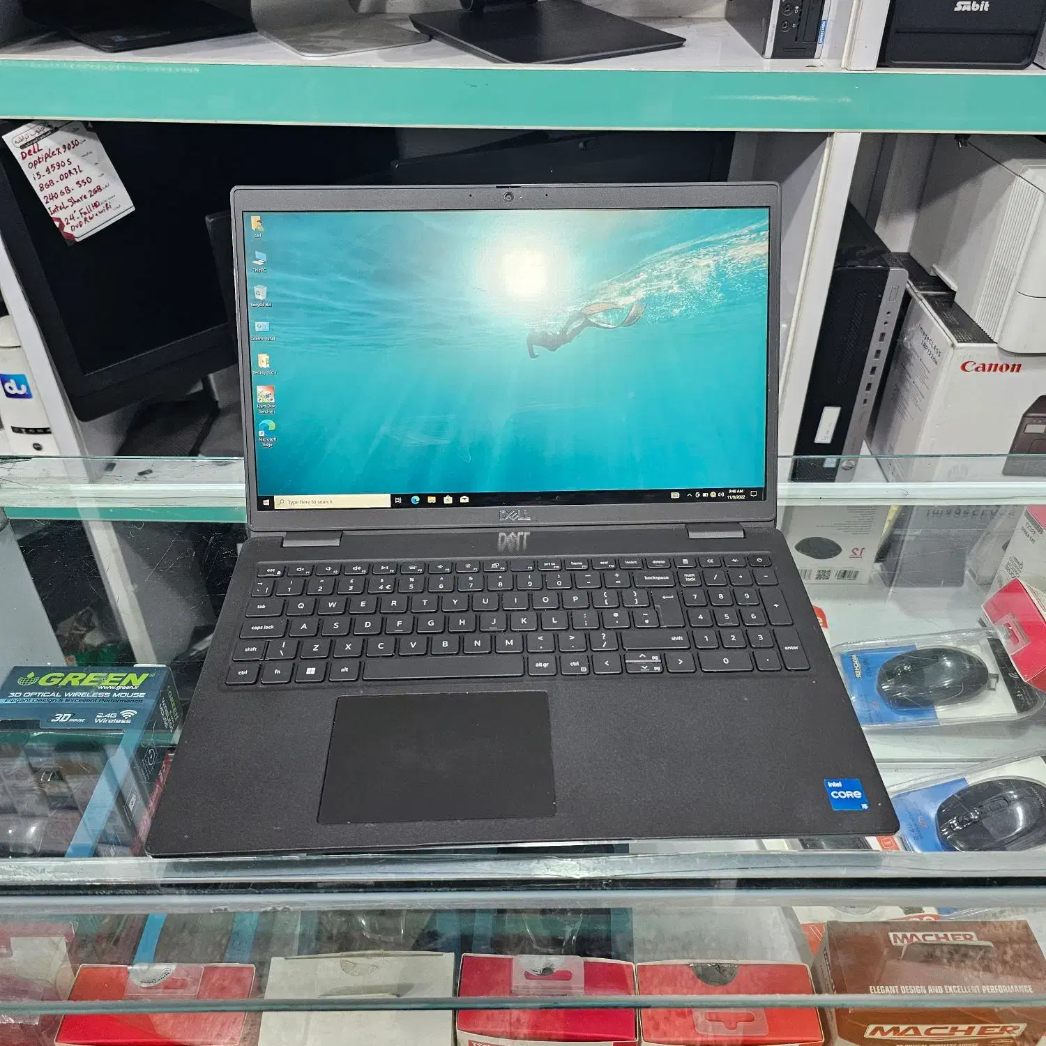لپتاپ DELL نسل ۱۱ سایز ۱۵.۶ اینچ i5 بسیار تمیز|رایانه همراه|یاسوج, |دیوار