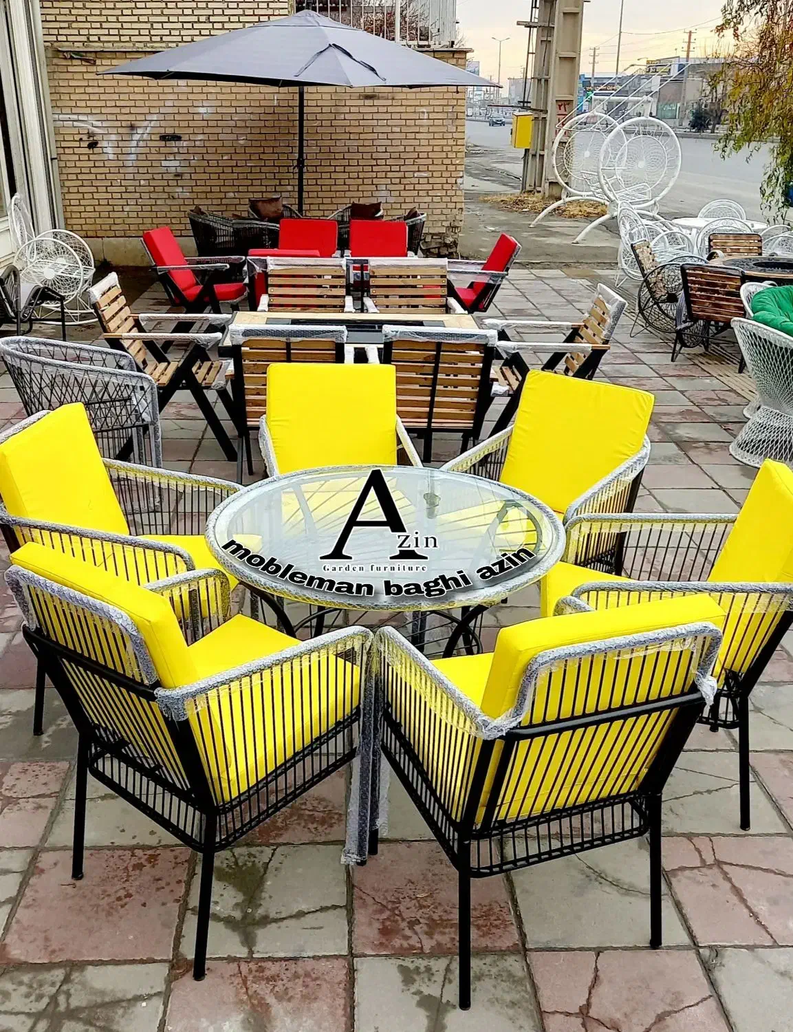 میز و صندلی باغی حیاط و رستوران آماتیس نیم تنه|میز و صندلی غذاخوری|تهران, چیتگر جنوبی|دیوار