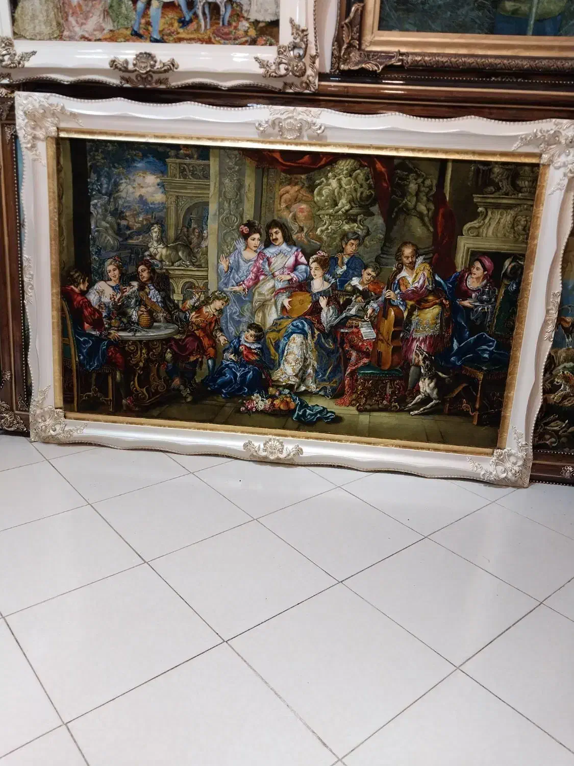 تابلو فرش دستبافت تبریز|تابلو فرش|اردبیل, |دیوار