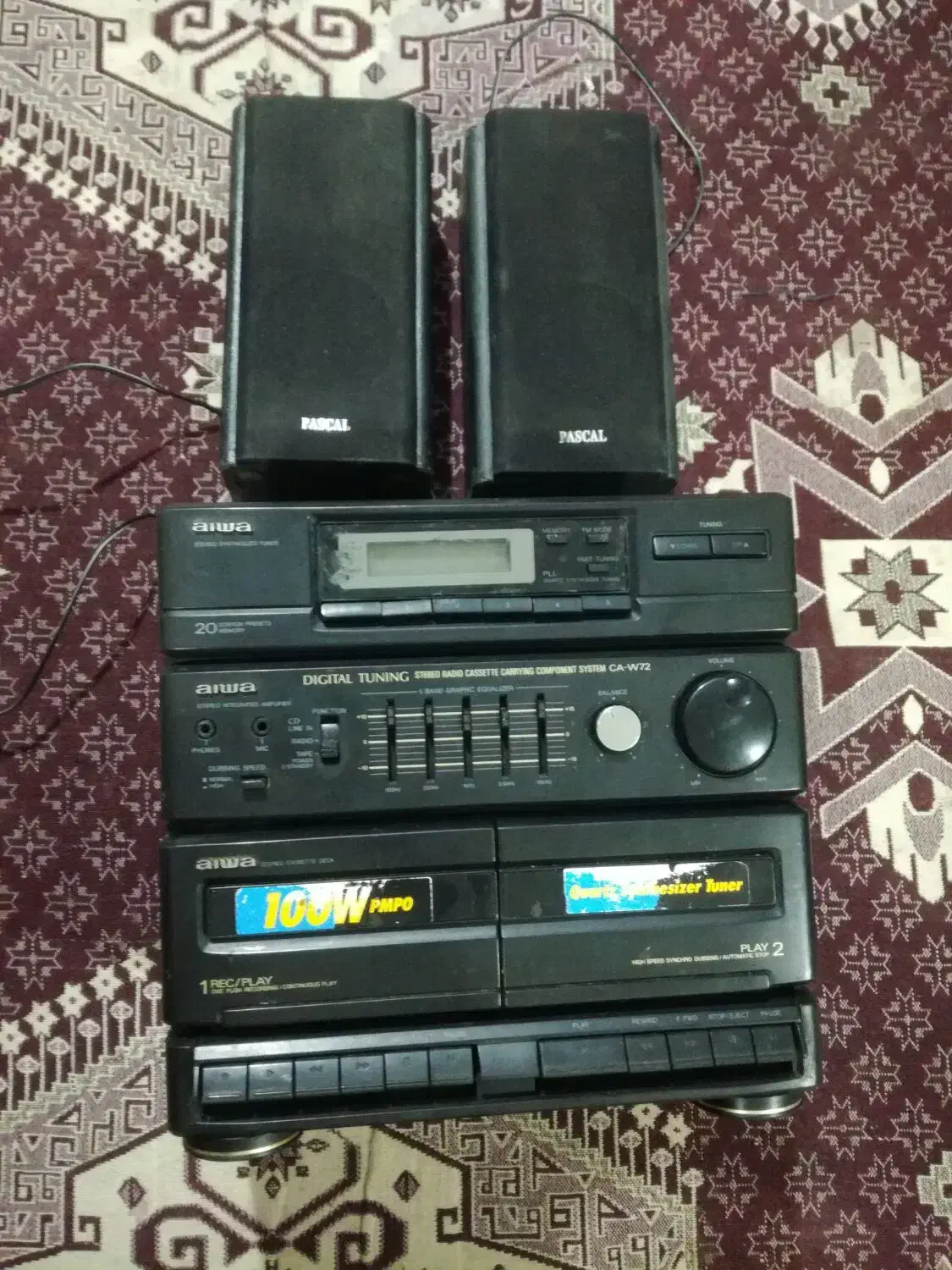 ضبط سونی و باند جارو برقی پارس خزر و دوربین عکاسی|سیستم صوتی خانگی|شیراز, دباغ خانه|دیوار