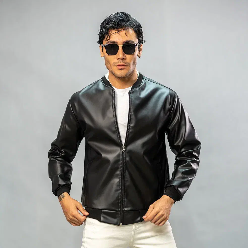 کاپشن چرم مردانه دارای رنگ بندی|لباس|کرمان, |دیوار