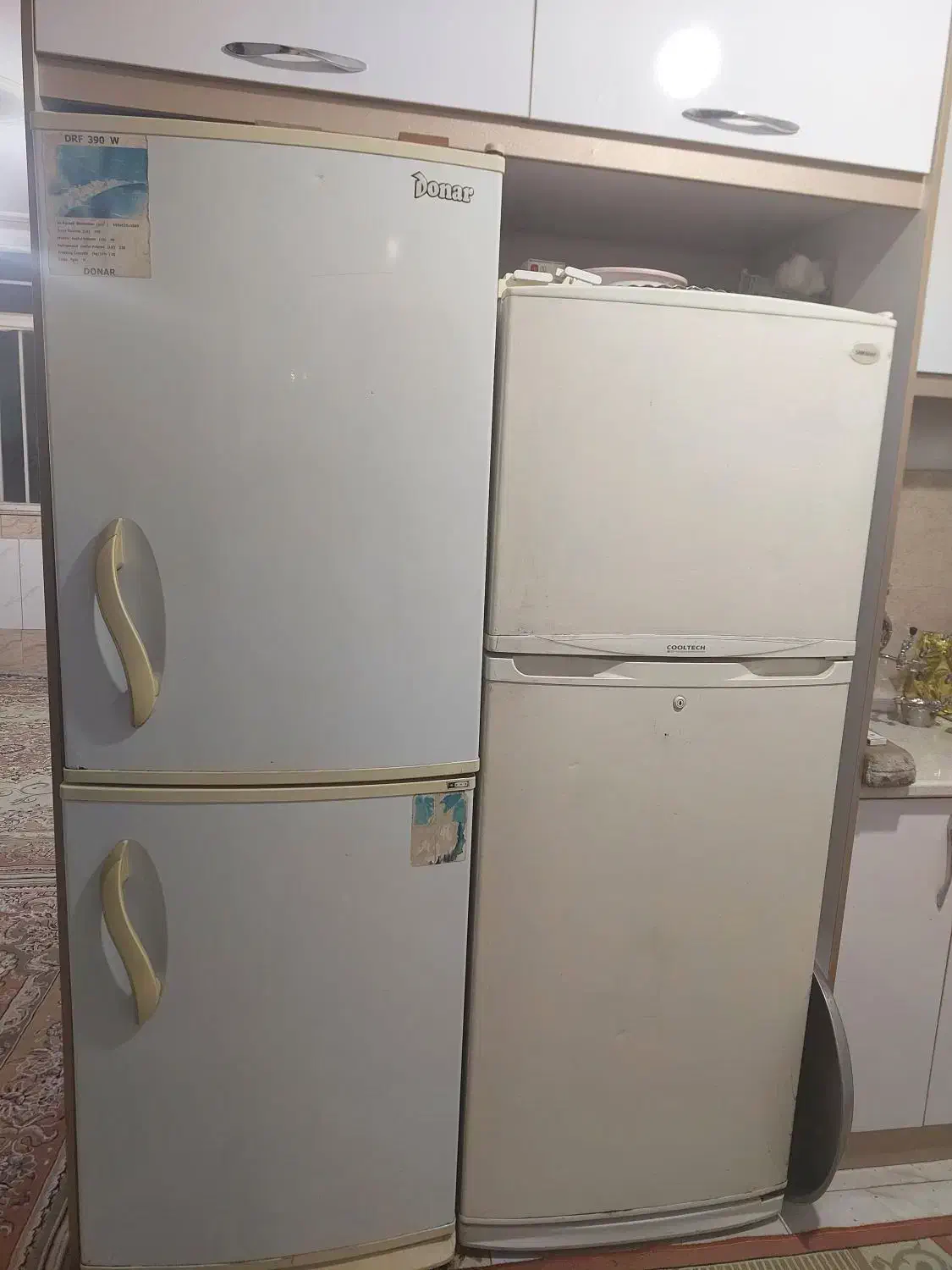 ۲عددیخچال نیمه فریزر سالم الان در حال کارکردن|یخچال و فریزر|قم, مهر آباد|دیوار