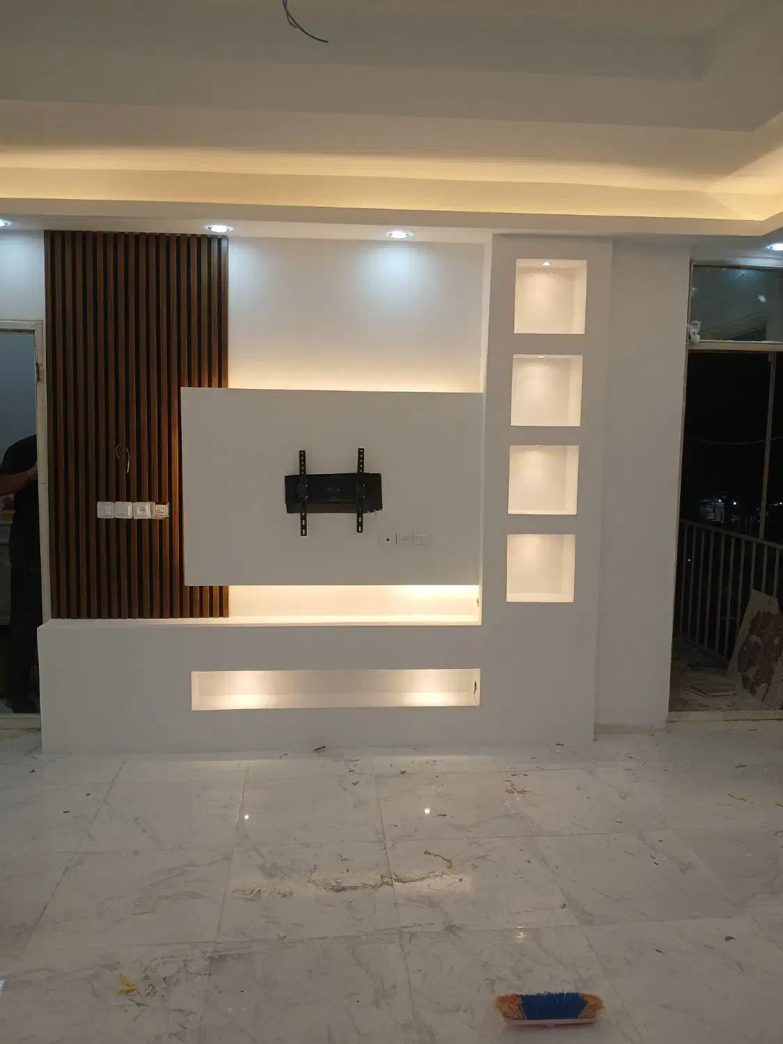 کناف نقاشی نورپردازی تضمینی|خدمات پیشه و مهارت|قزوین, |دیوار