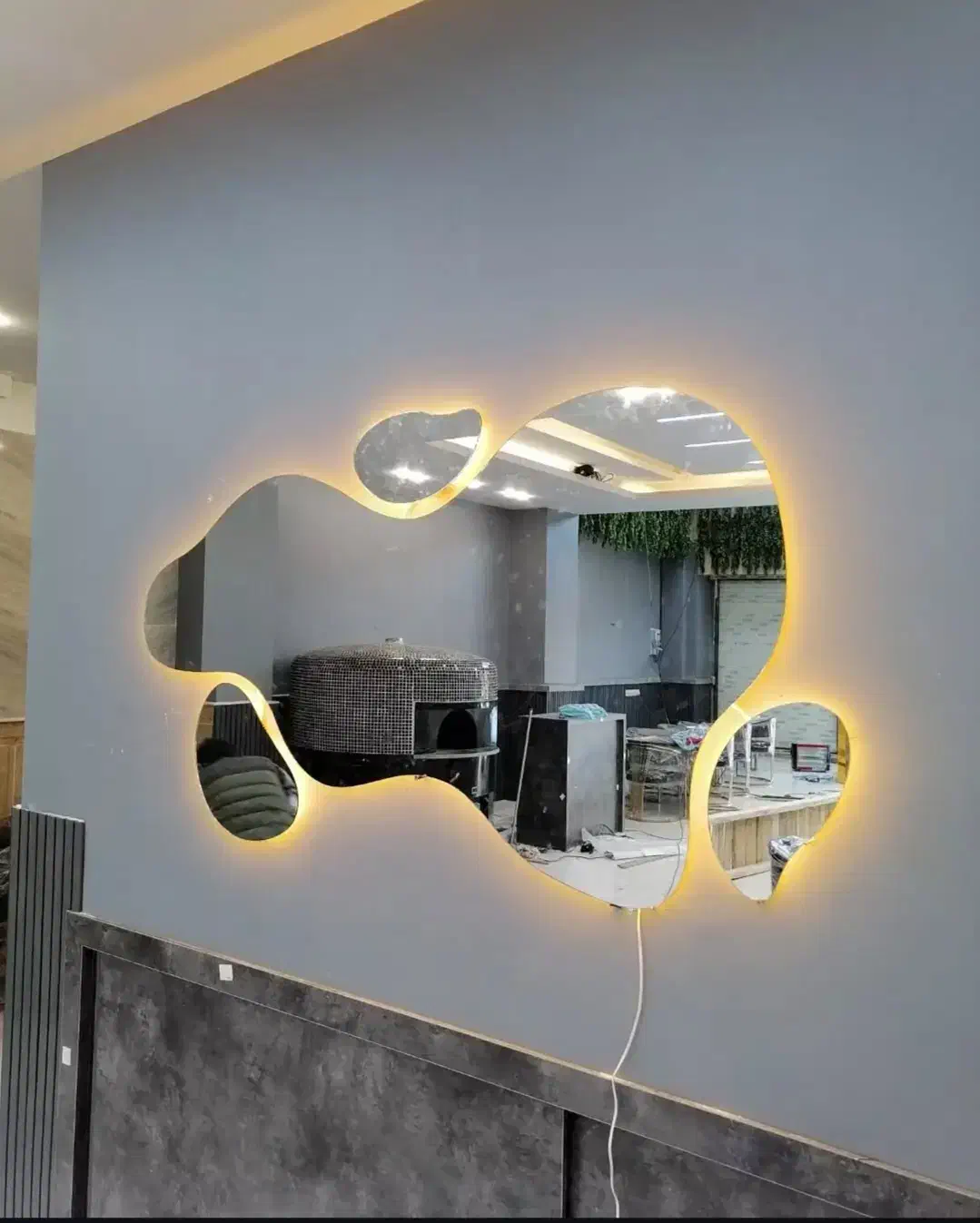 ایینه بک لایت|آینه|اصفهان, خانه اصفهان|دیوار