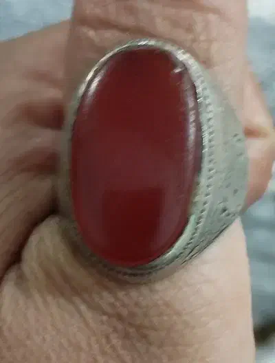 انگشتر مردانه یمنی رکاب نقره قدیمی|جواهرات|دورود, |دیوار