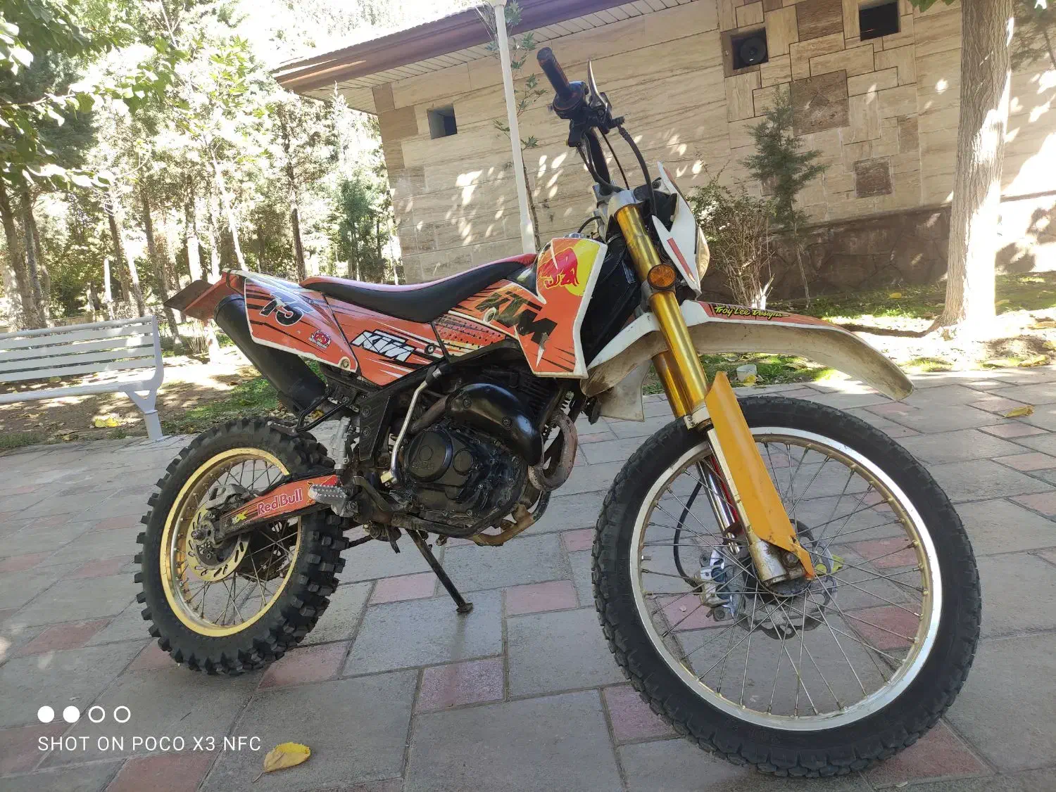 موتور تریل طرح کی تی ام 250 مدل 92|موتورسیکلت|کرج, حیدرآباد|دیوار