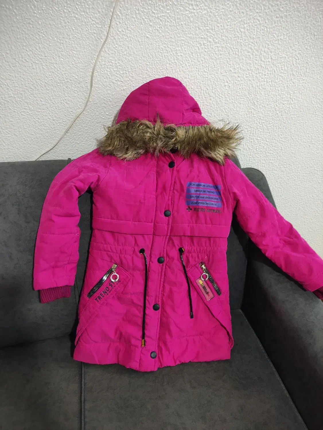 کاپشن دخترانه سایز 32|کفش و لباس بچه|شاهین‌شهر, خانه کارگر|دیوار