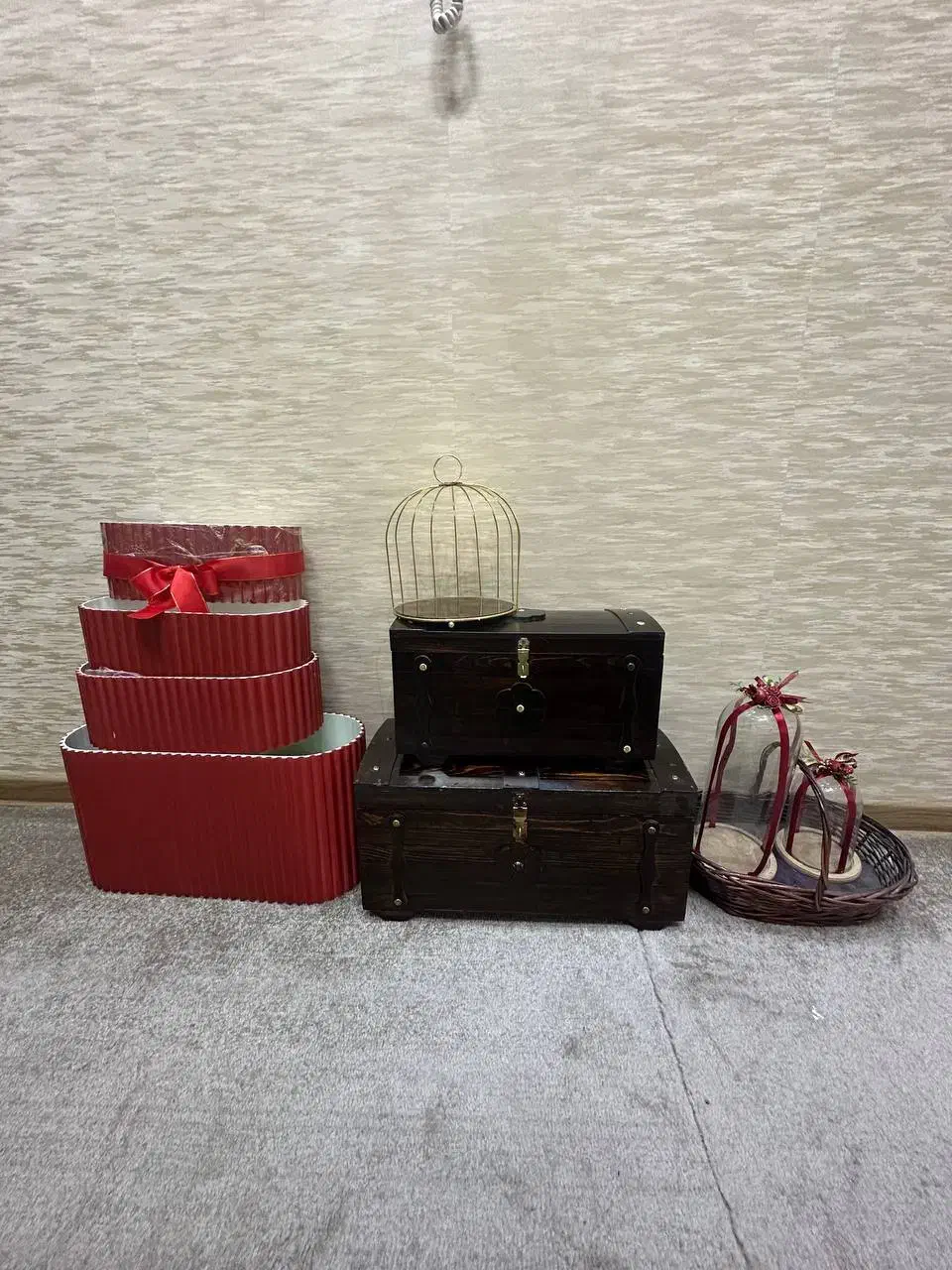 صندوقچه وباکس یلدایی|صنایع دستی و سایر لوازم تزئینی|قم, قلعه یزدیها|دیوار